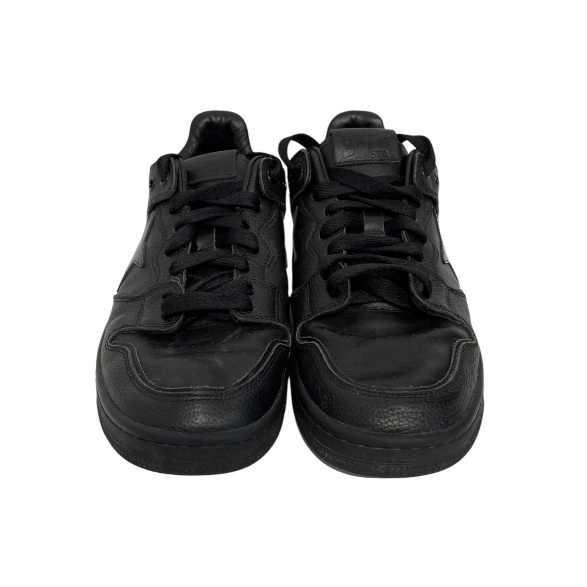 BAPE STA!/Low-Sneakers/US 9.5/Leather/BLK/bape sta black view 3