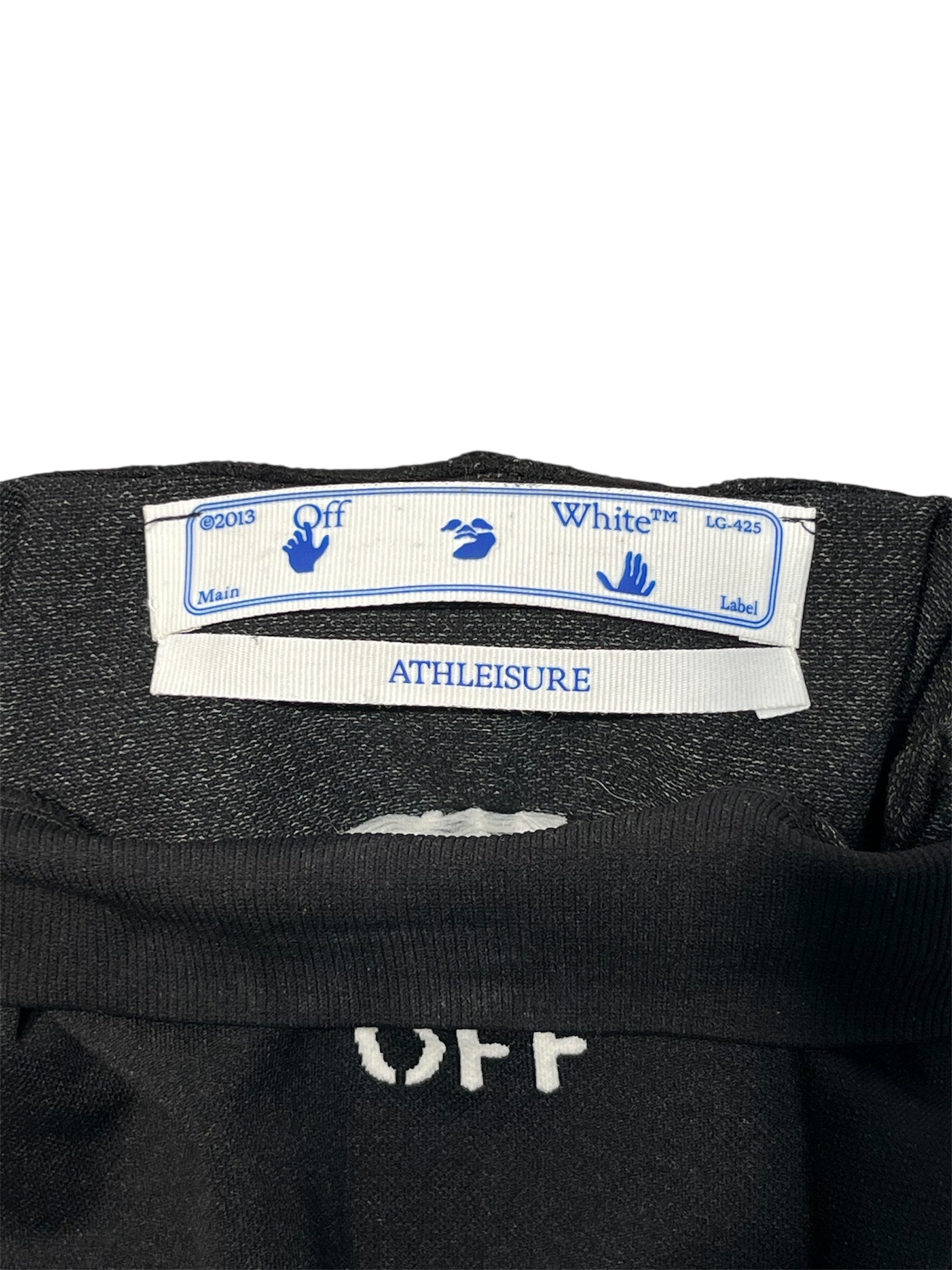 OFF-WHITE/LS Dress/L/Cotton/BLK/ATHLEISURE WHT ACCENTS view 3