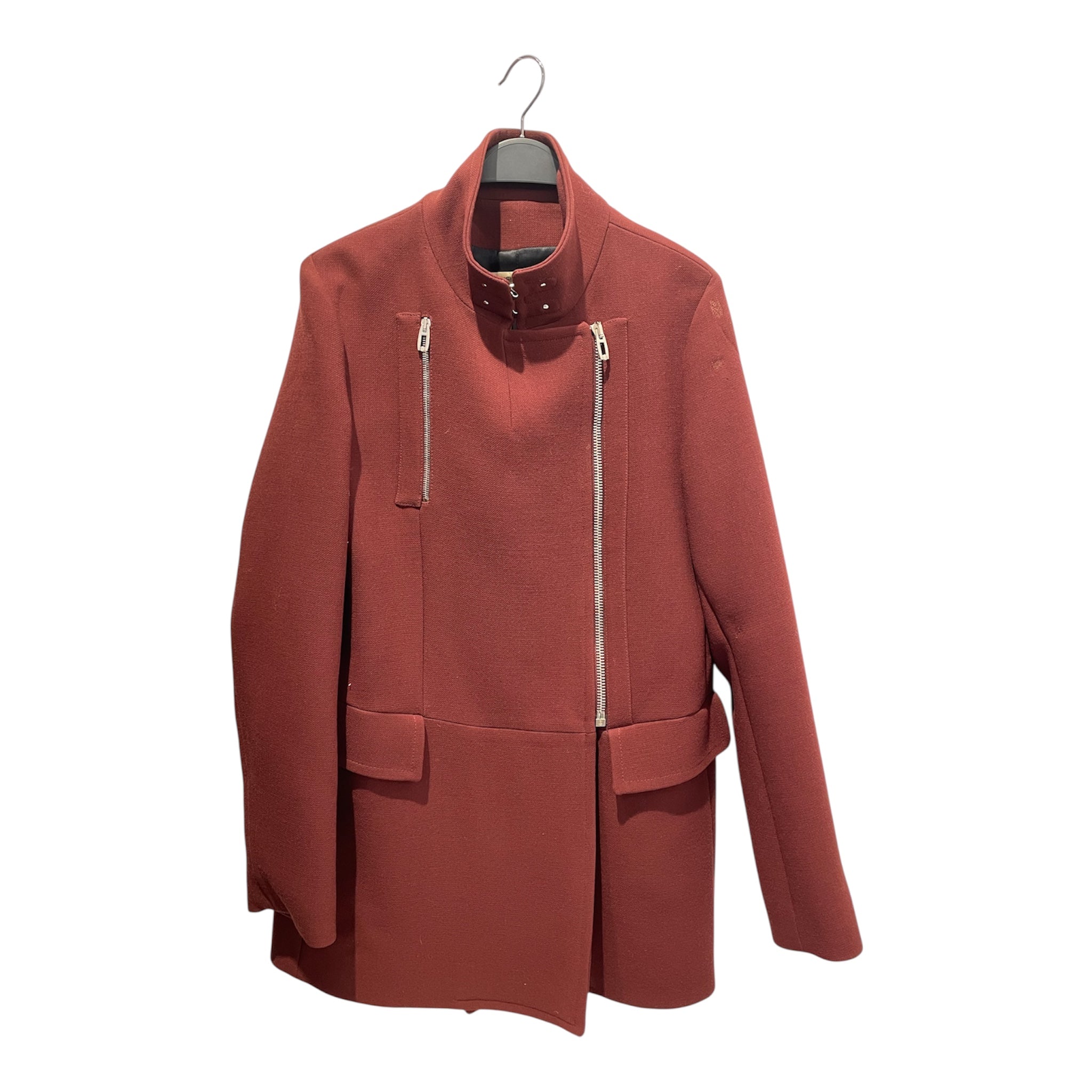 BALENCIAGA/Coat/36/Wool/BRD/GHESQUIERE ERA MOTO COAT view 1