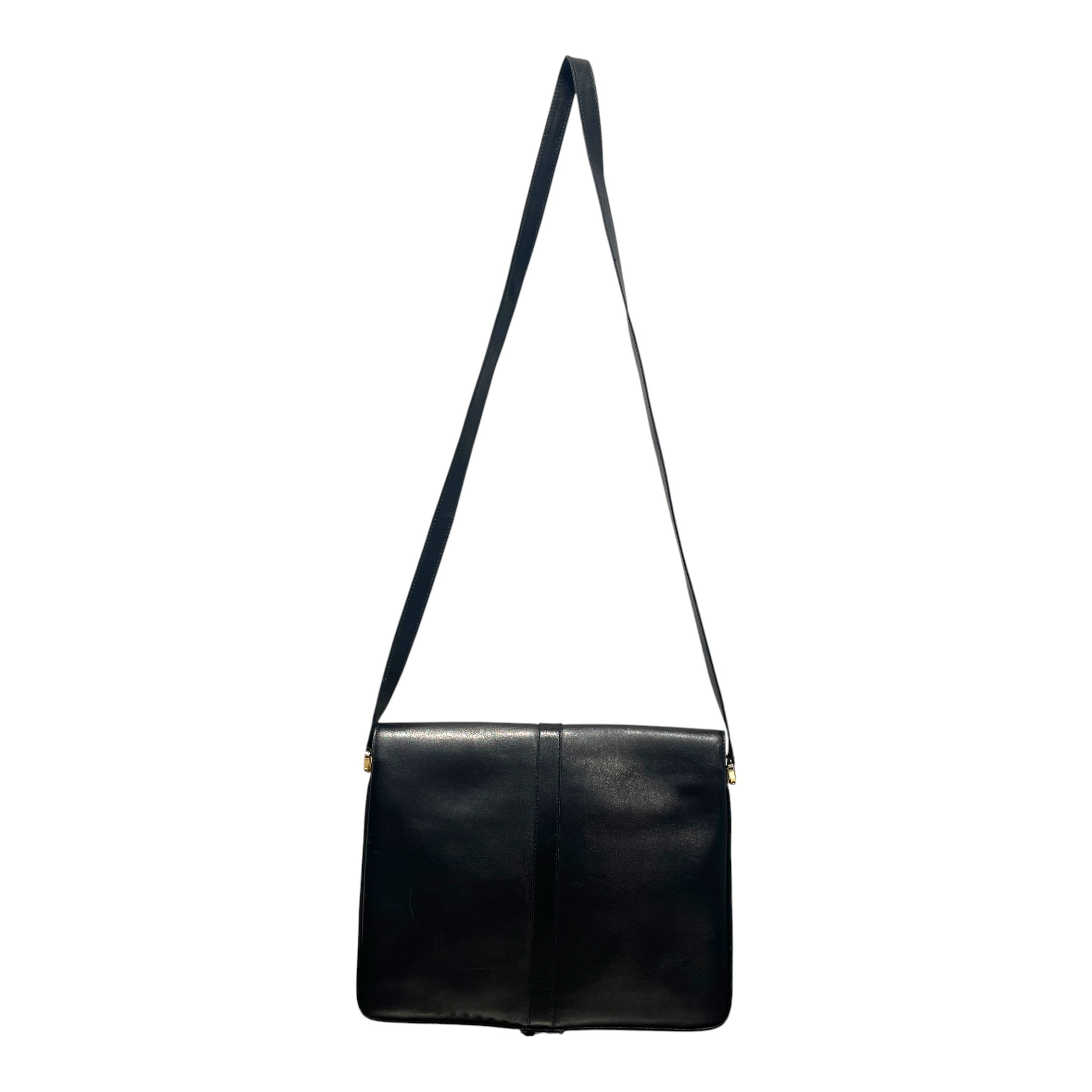 Salvatore Ferragamo/Cross Body Bag/Leather/BLK/Feragamo Crossbody view 4
