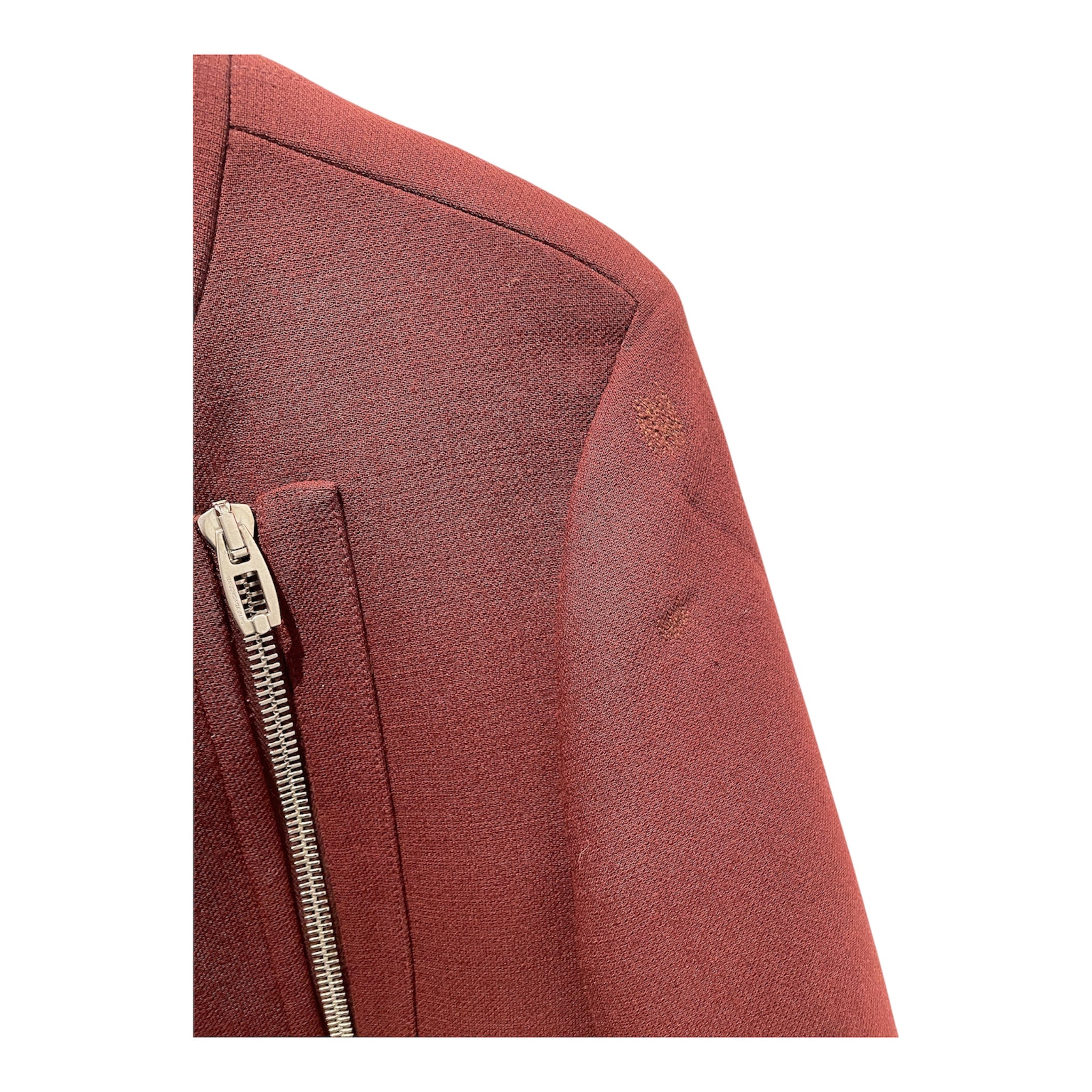 BALENCIAGA/Coat/36/Wool/BRD/GHESQUIERE ERA MOTO COAT view 6