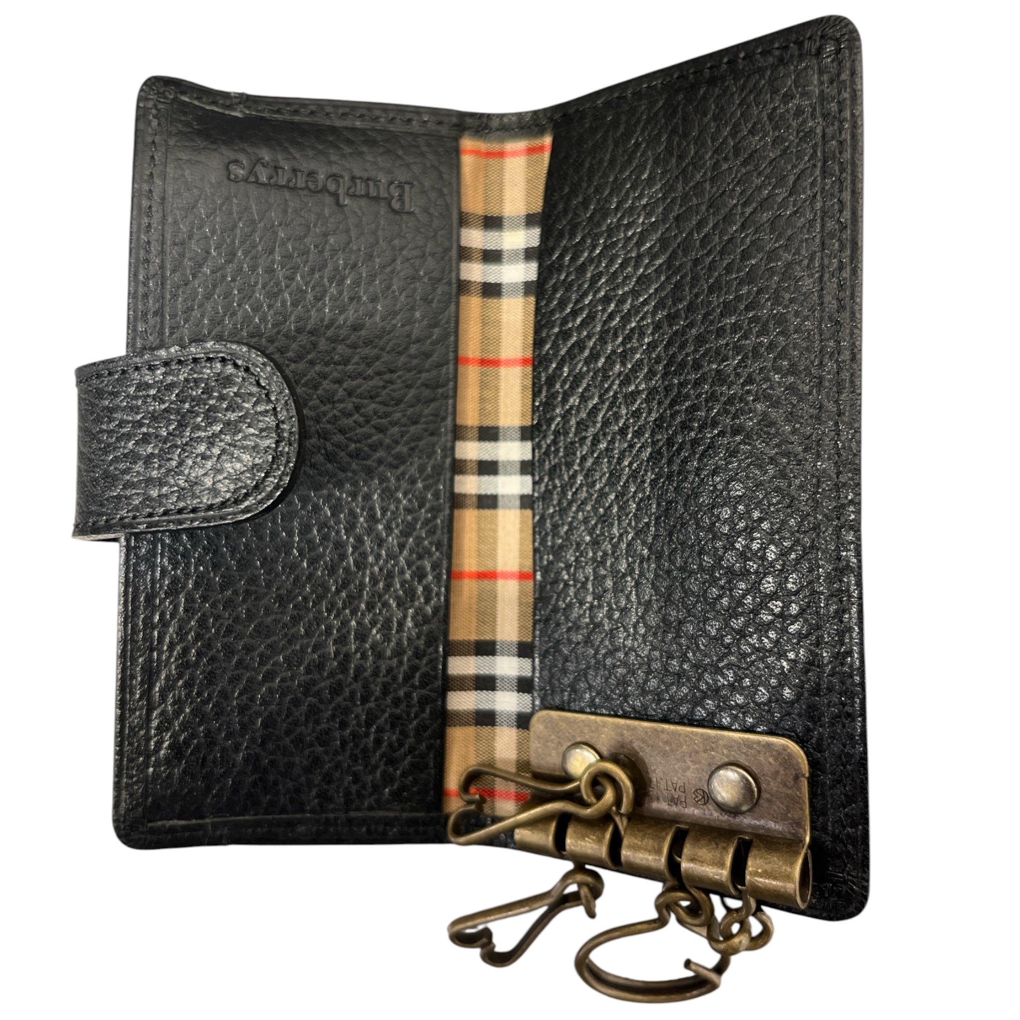 BURBERRYS/Coin Wallet/Leather/BLK/NOVA BLACK LEATHER BIFOLD view 3