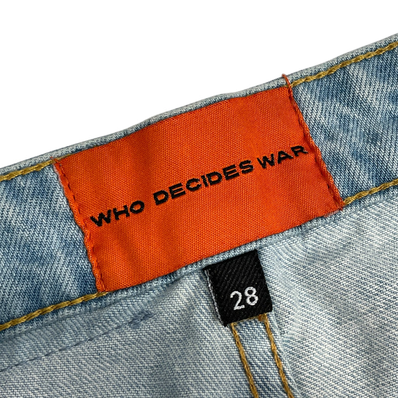 WHO DECIDES WAR/Signature Kargo Denim Jeans/28