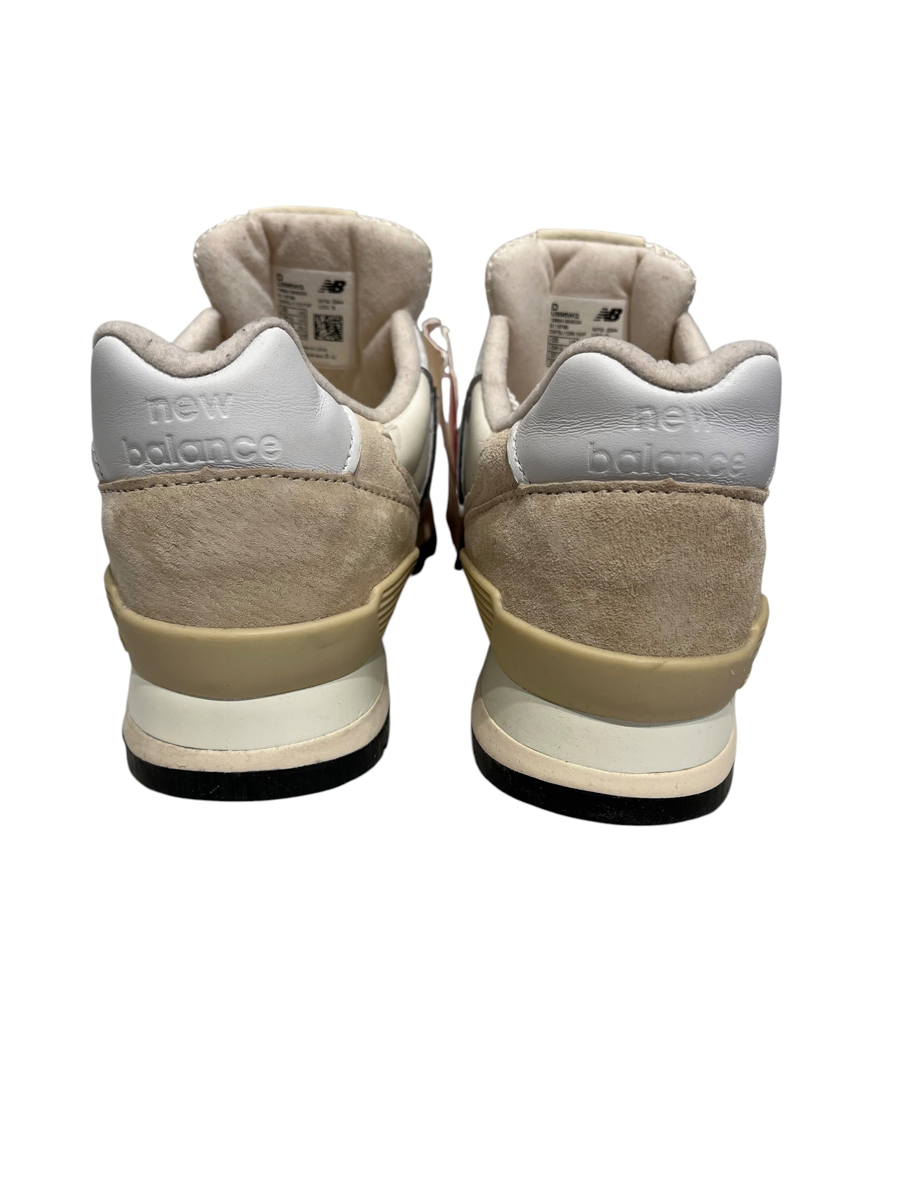 AIME LEON DORE/NEW BALANCE/Low-Sneakers/US 5/Cotton/WHT/NB996/WHT-BLK ACCENT/U996WG view 3