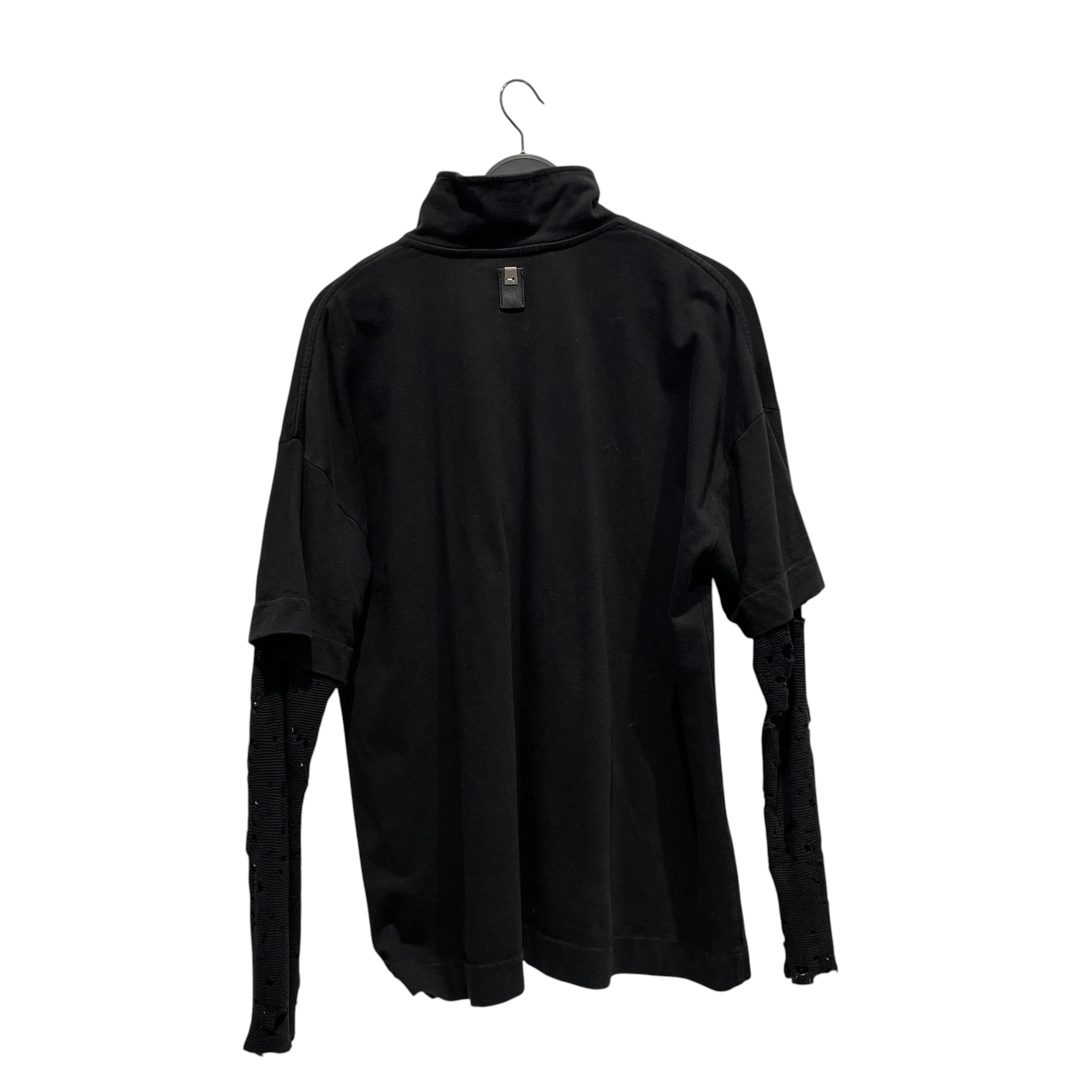 1017 ALYX 9SM(ALYX)/LS T-Shirt/M/Cotton/BLK/DOUBLE LAYER QUARTERZIP view 2