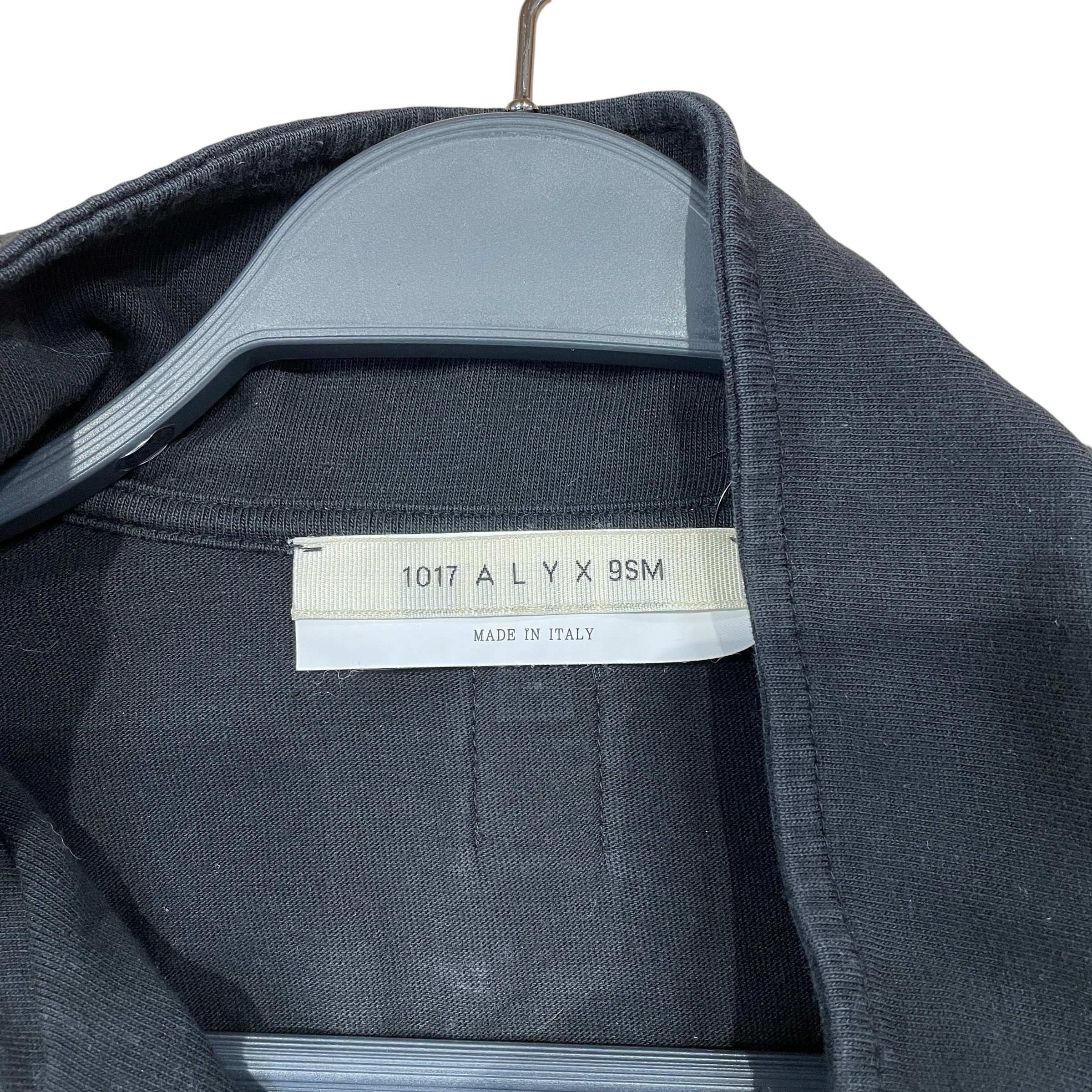 1017 ALYX 9SM(ALYX)/LS T-Shirt/M/Cotton/BLK/DOUBLE LAYER QUARTERZIP view 4