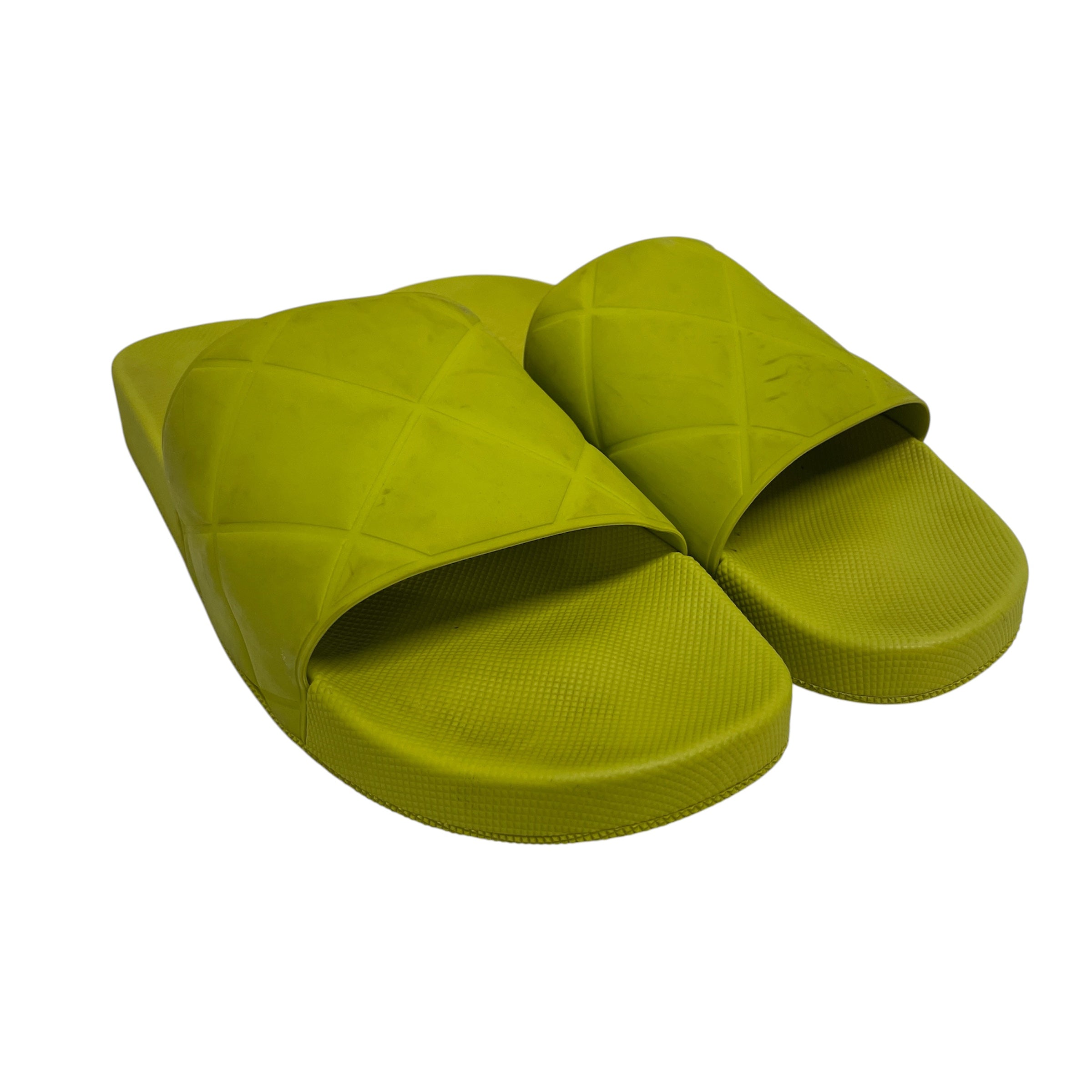 BOTTEGA VENETA/Sandals/EU 44/GRN/slides cross pattern view 1