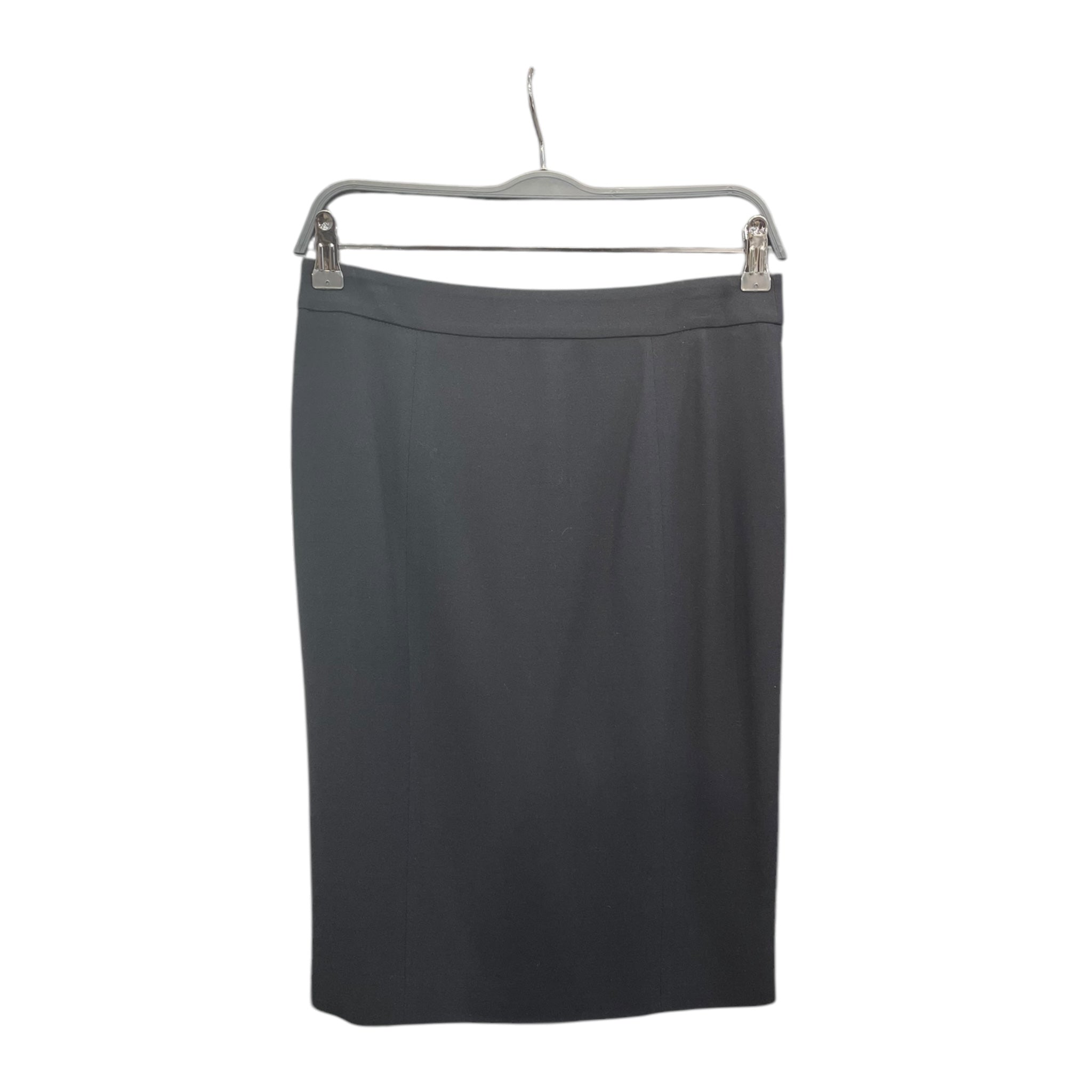 RED VALENTINO/Skirt/4/Rayon/BLK/pencil skt, zip w ribbon view 1