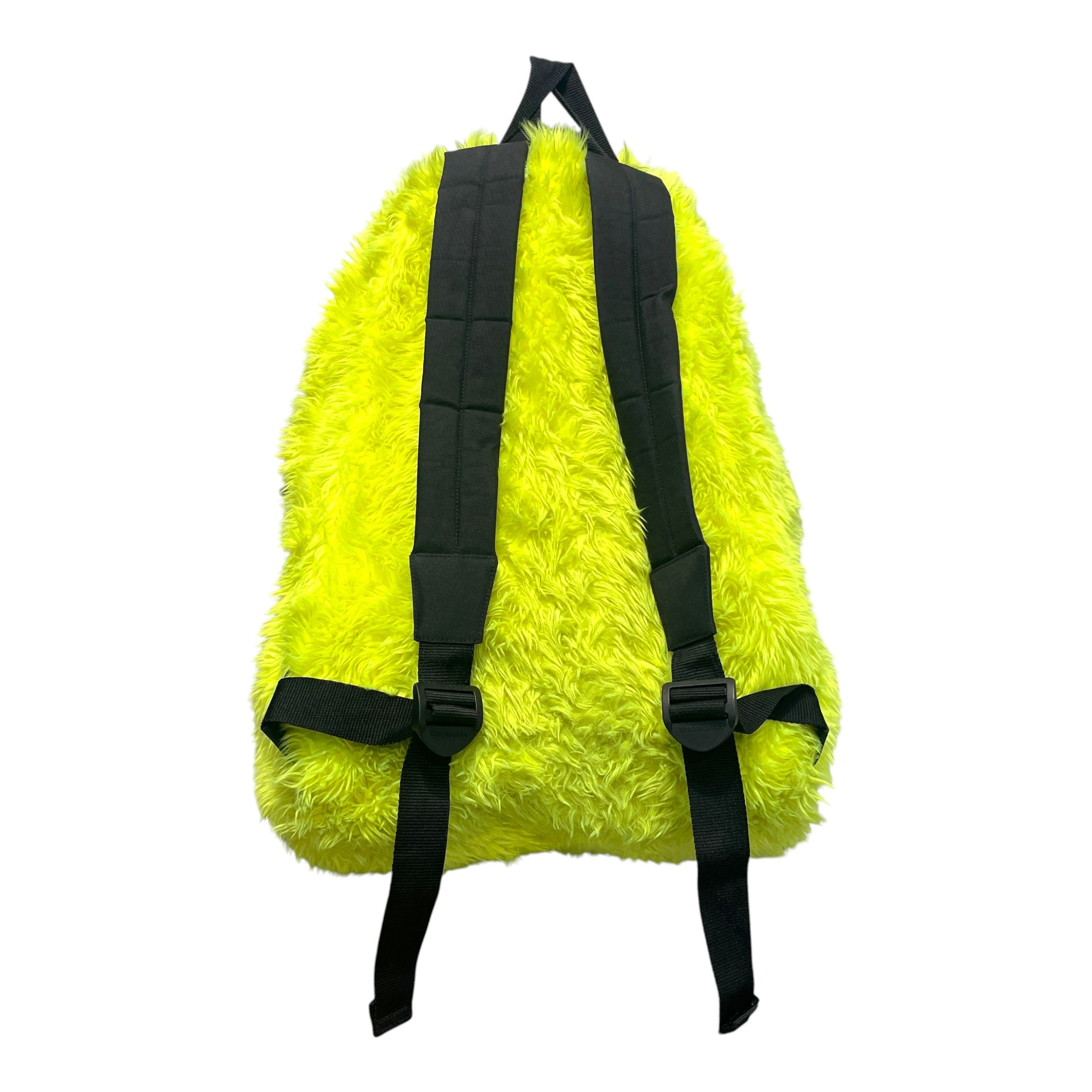 BALENCIAGA/Backpack/Fake Fur/YEL/Fluffy XXL BackPack view 3