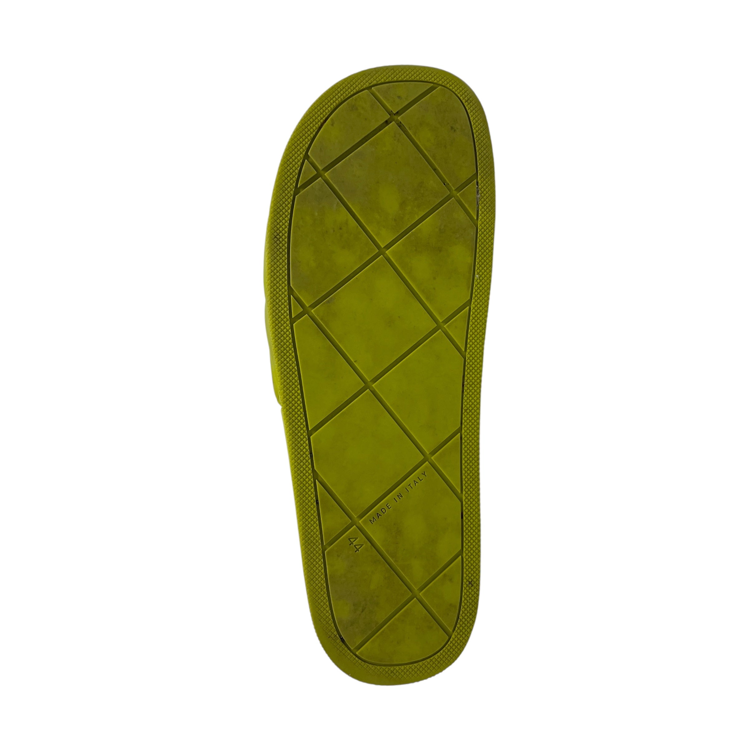 BOTTEGA VENETA/Sandals/EU 44/GRN/slides cross pattern view 4