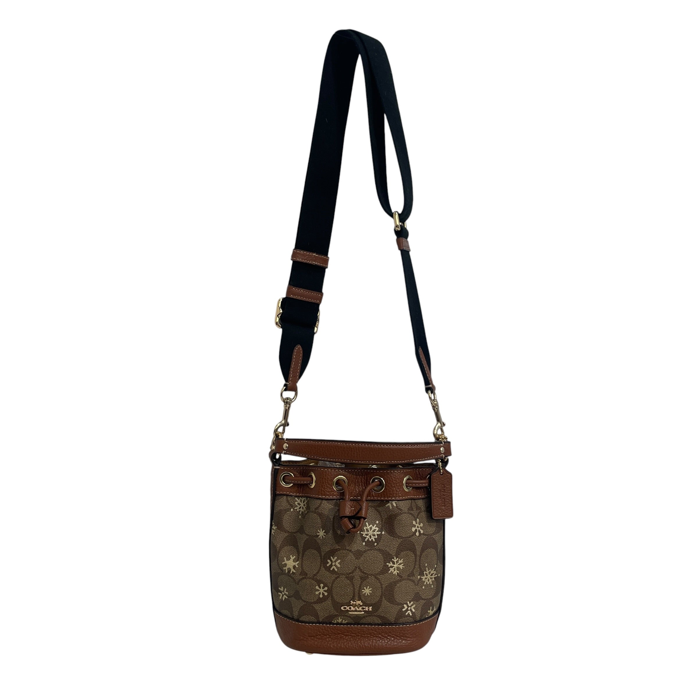 COACH/Bag/Monogram/Leather/BRW/Avary Bucket BAg view 1