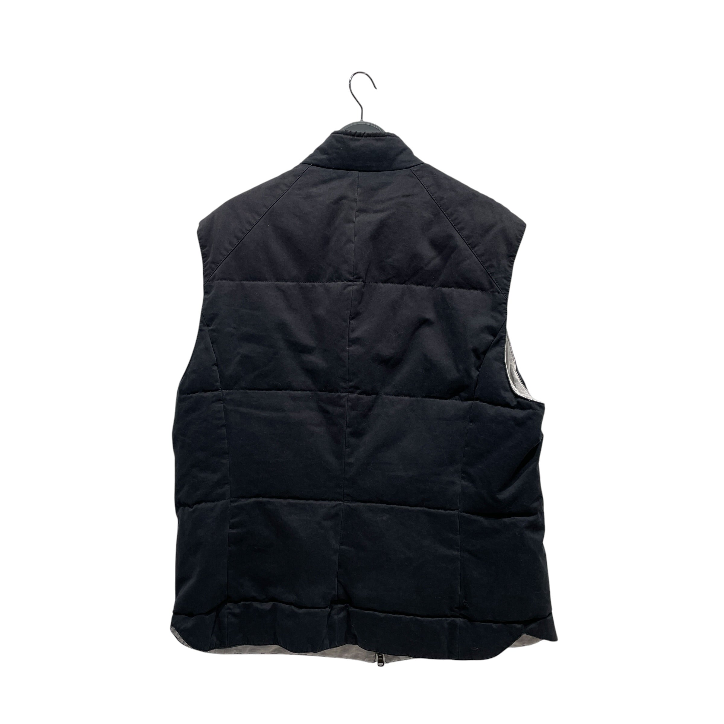 BRUNELLO CUCINELLI/Vest/XXL/Cotton/NVY/GREY INTERIOR LINING view 2