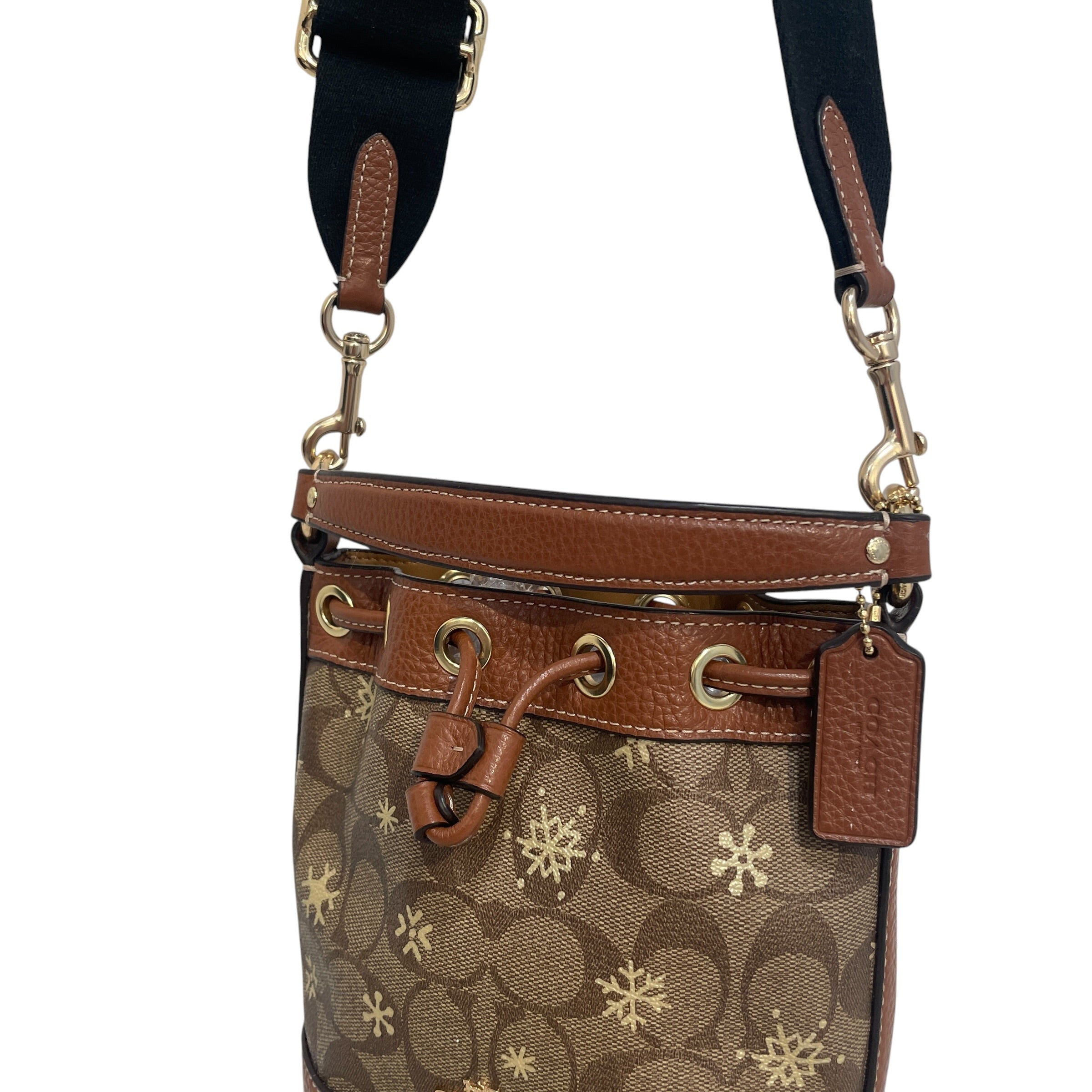 COACH/Bag/Monogram/Leather/BRW/Avary Bucket BAg view 3