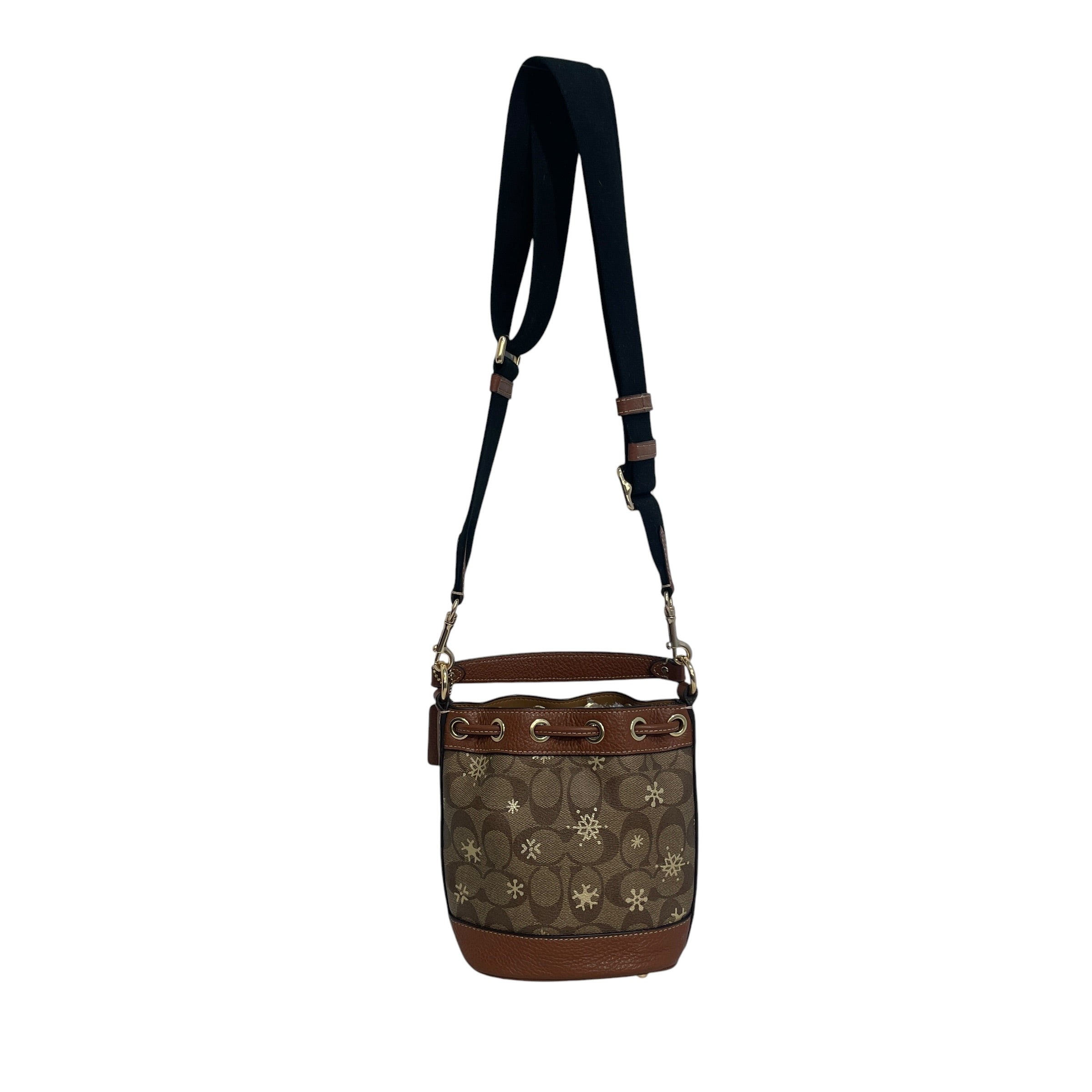 COACH/Bag/Monogram/Leather/BRW/Avary Bucket BAg view 2