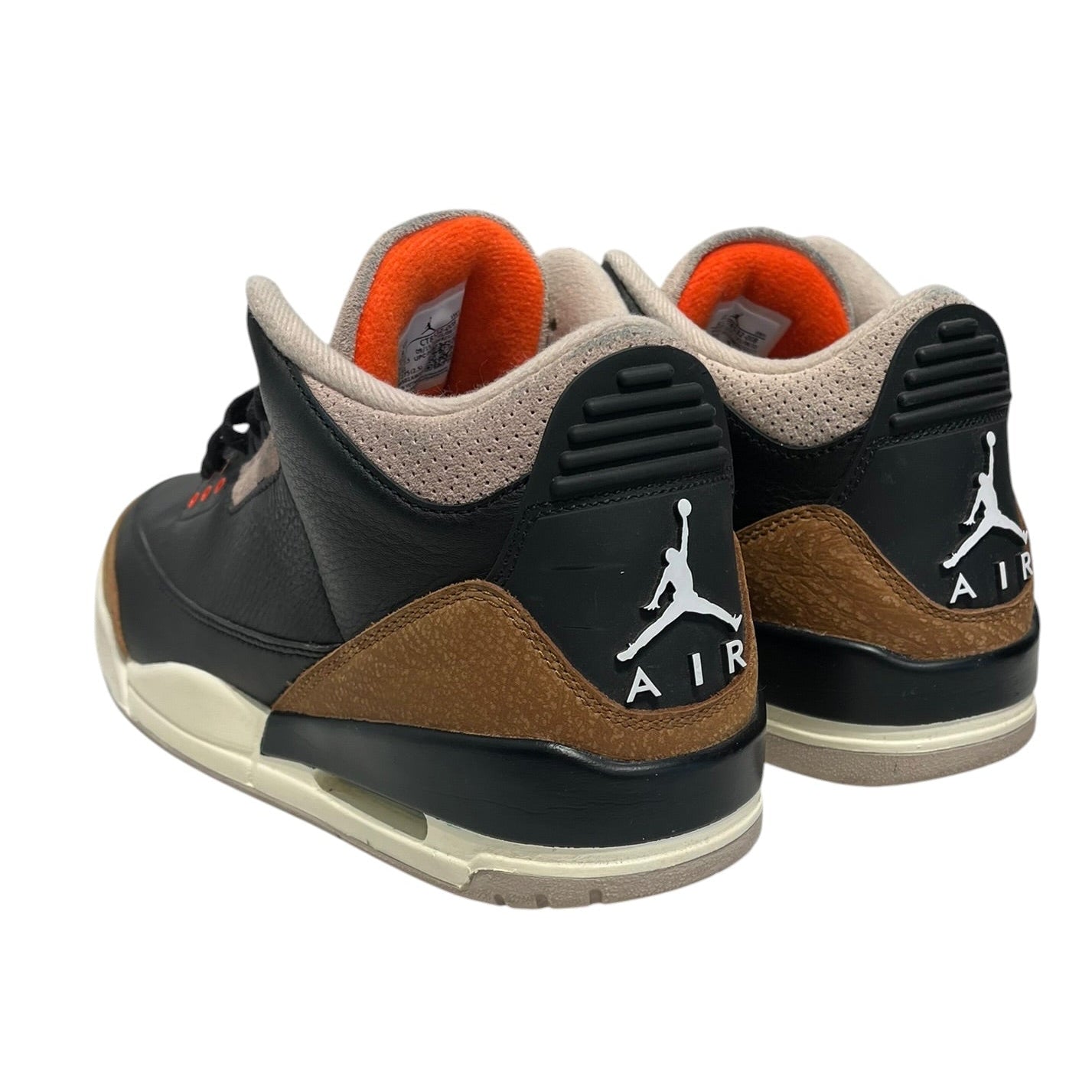 JORDAN/Low-Sneakers/US 9.5/Leather/BLK/JORDAN 3 DESERT ELEPANT view 2