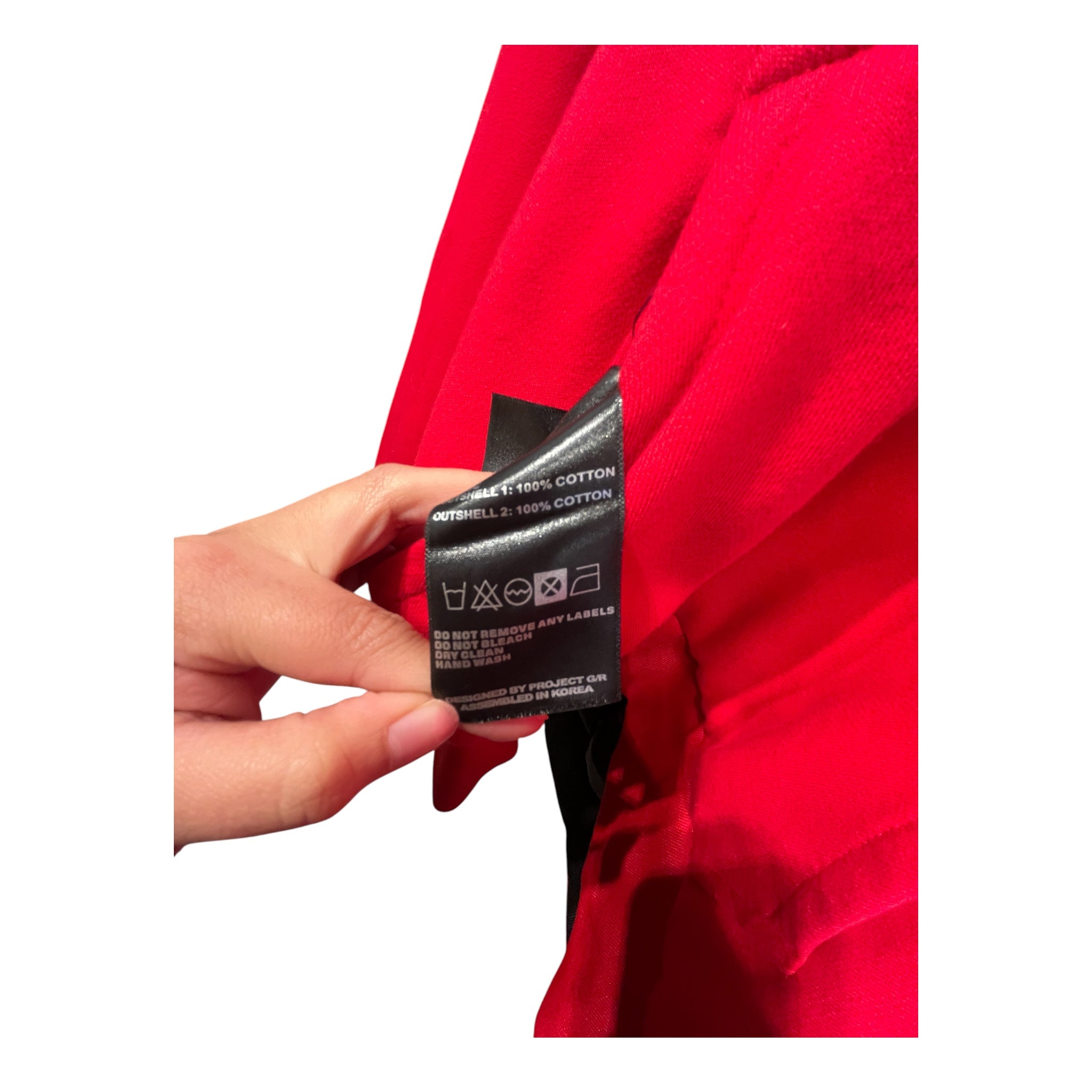 PROJECT G/R/Jacket/L/Nylon/BLK/Reversibkle - Red - College view 5