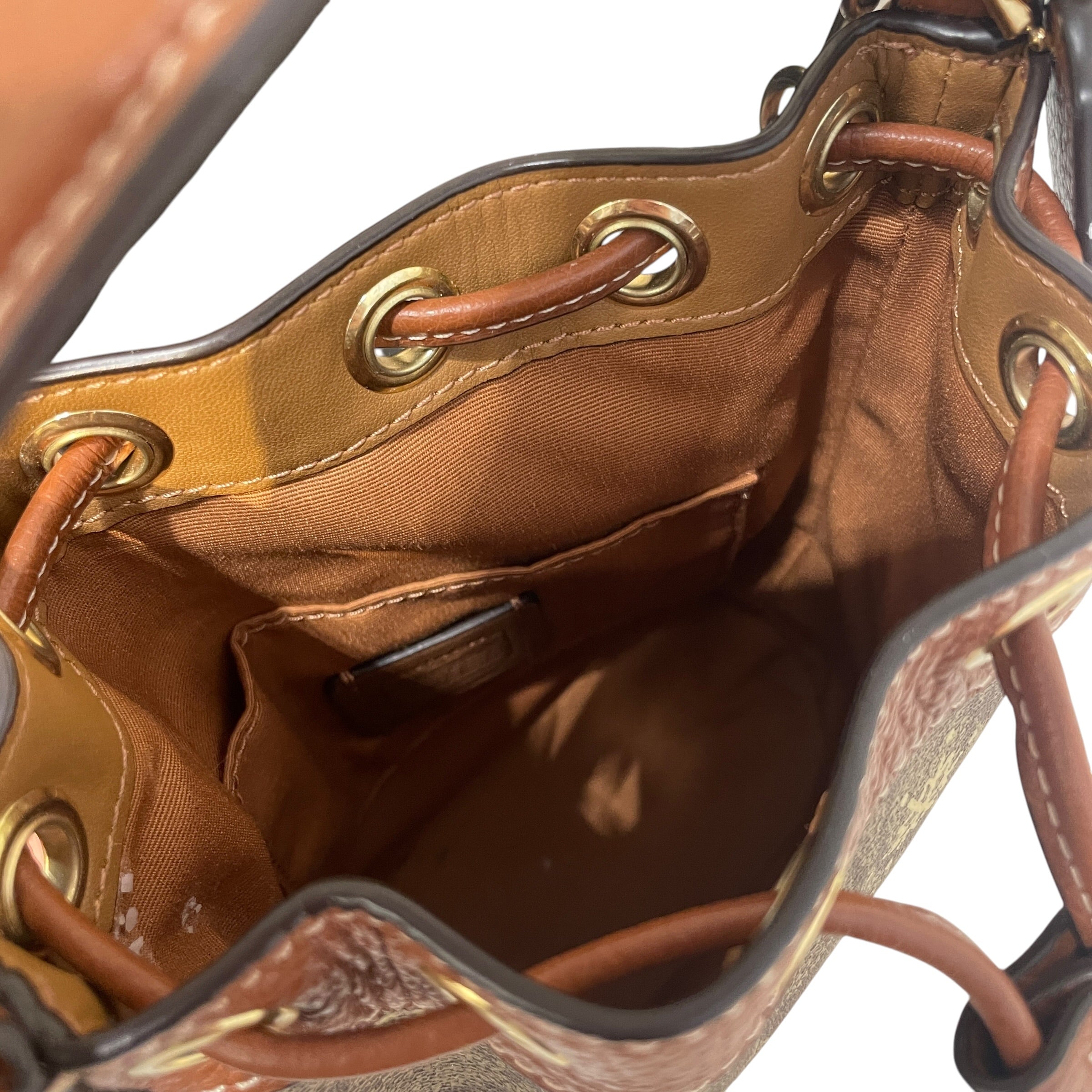 COACH/Bag/Monogram/Leather/BRW/Avary Bucket BAg view 5