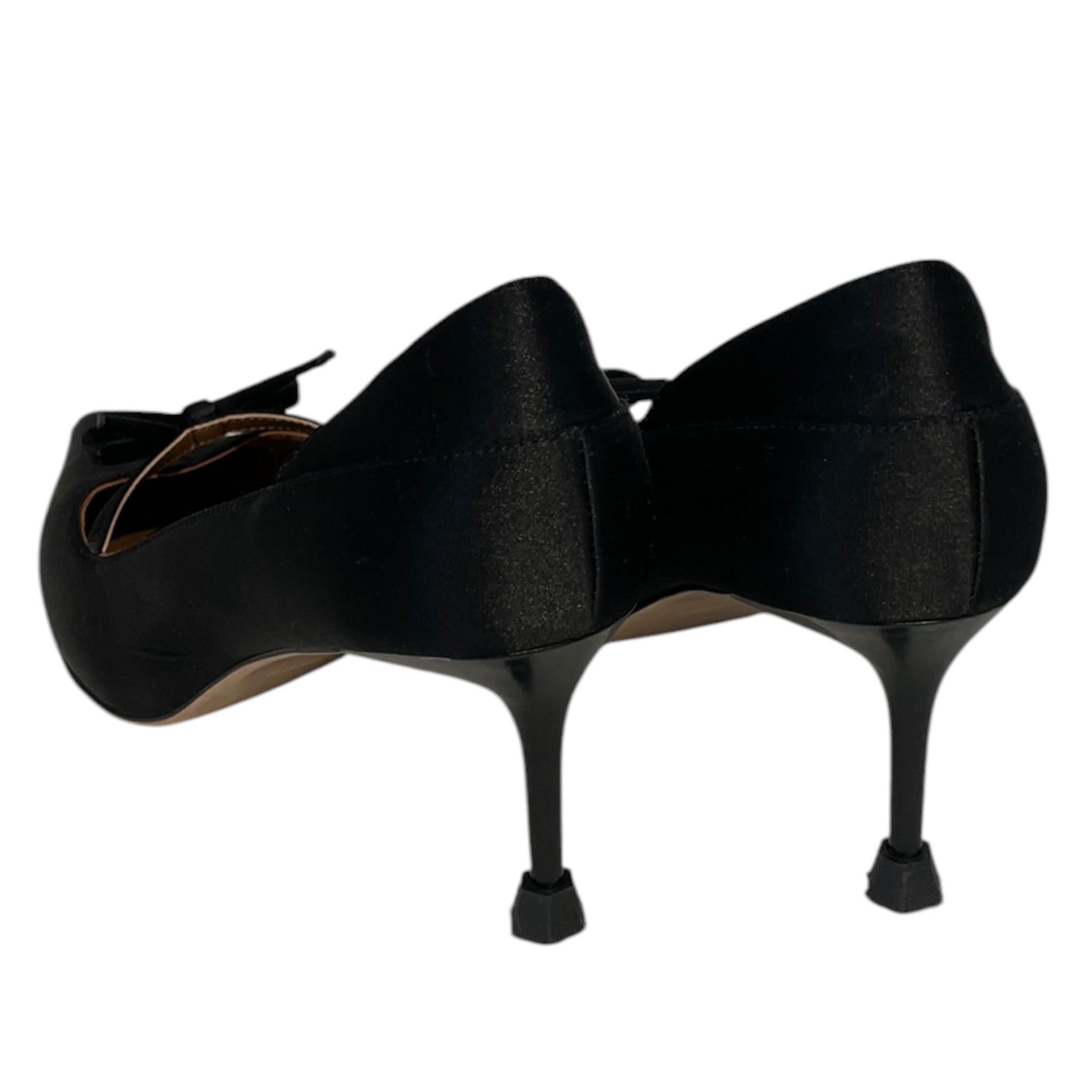 SHUSHU/TONG/Heels/UK 5.5/Suede/BLK/V-Tip/Bow Tie BRWN Leather Interior view 2