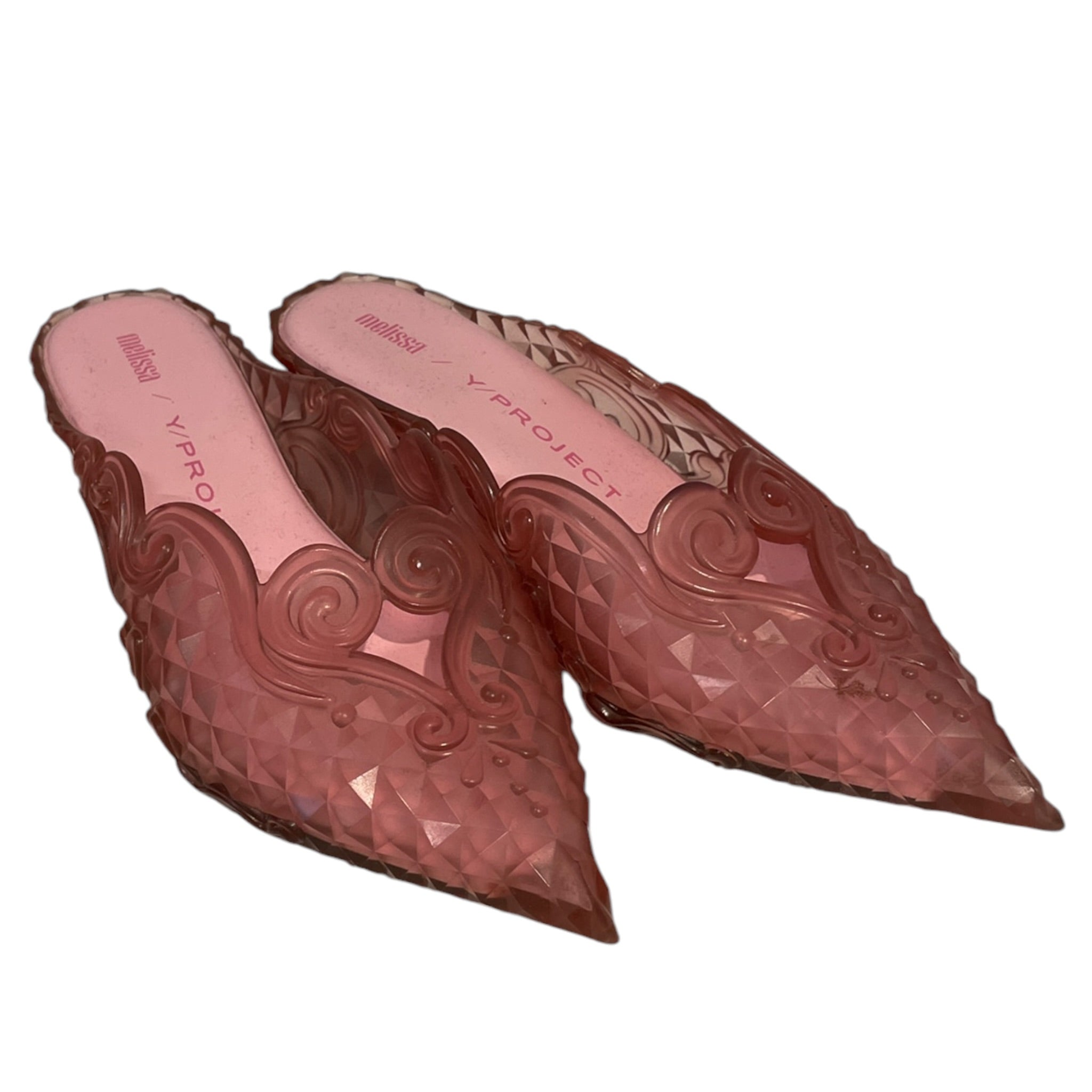 Y/PROJECT/melissa/Heels/US 7/PNK/V-Tip/POINT MULE view 1