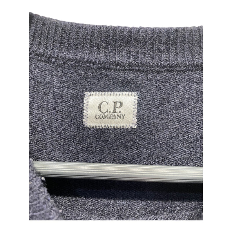 C.P.COMPANY/Heavy Sweater/LG/Wool/NVY/Model:11CMKN087A