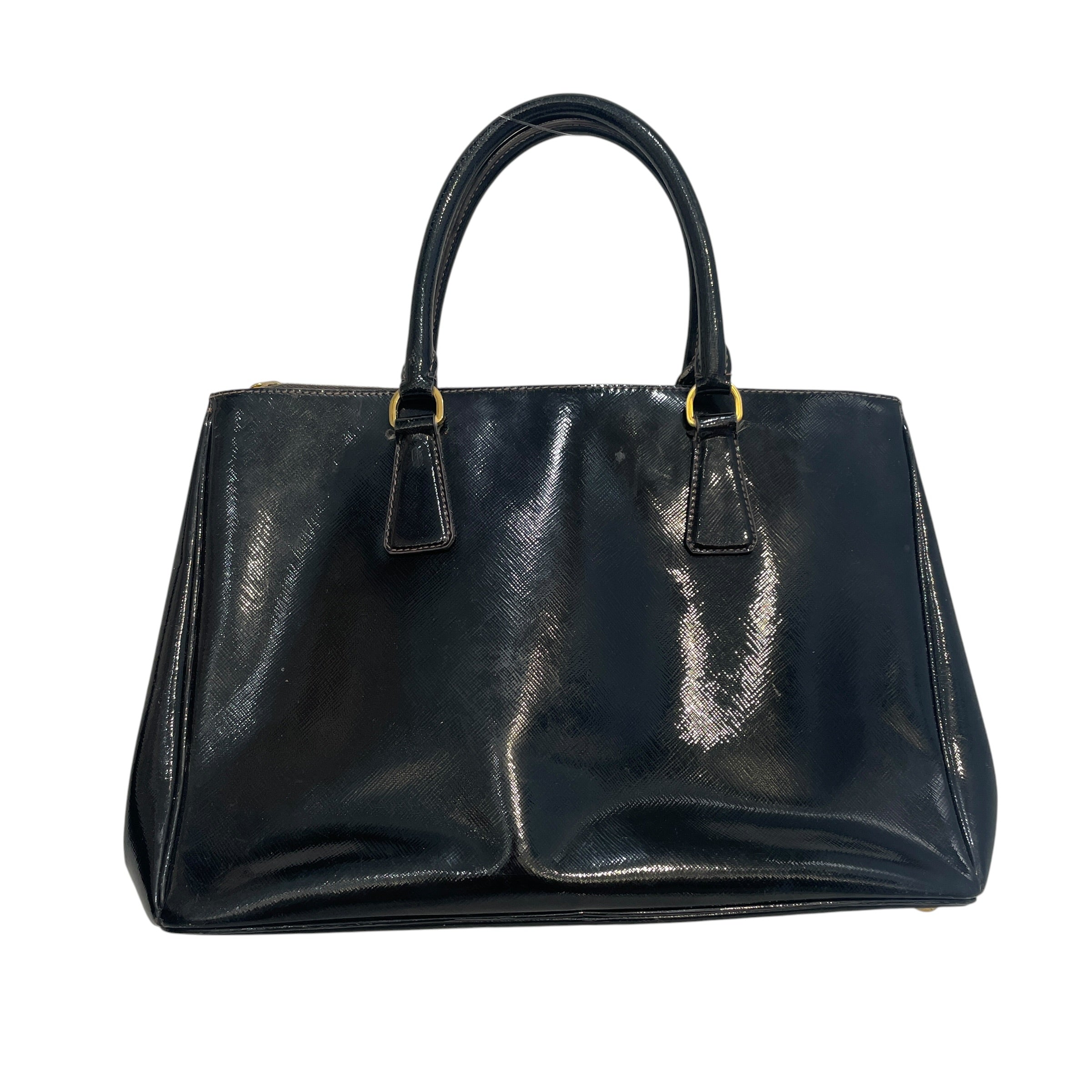 PRADA/Bag/Leather/BLK/Saffiano Vernice leather small view 2