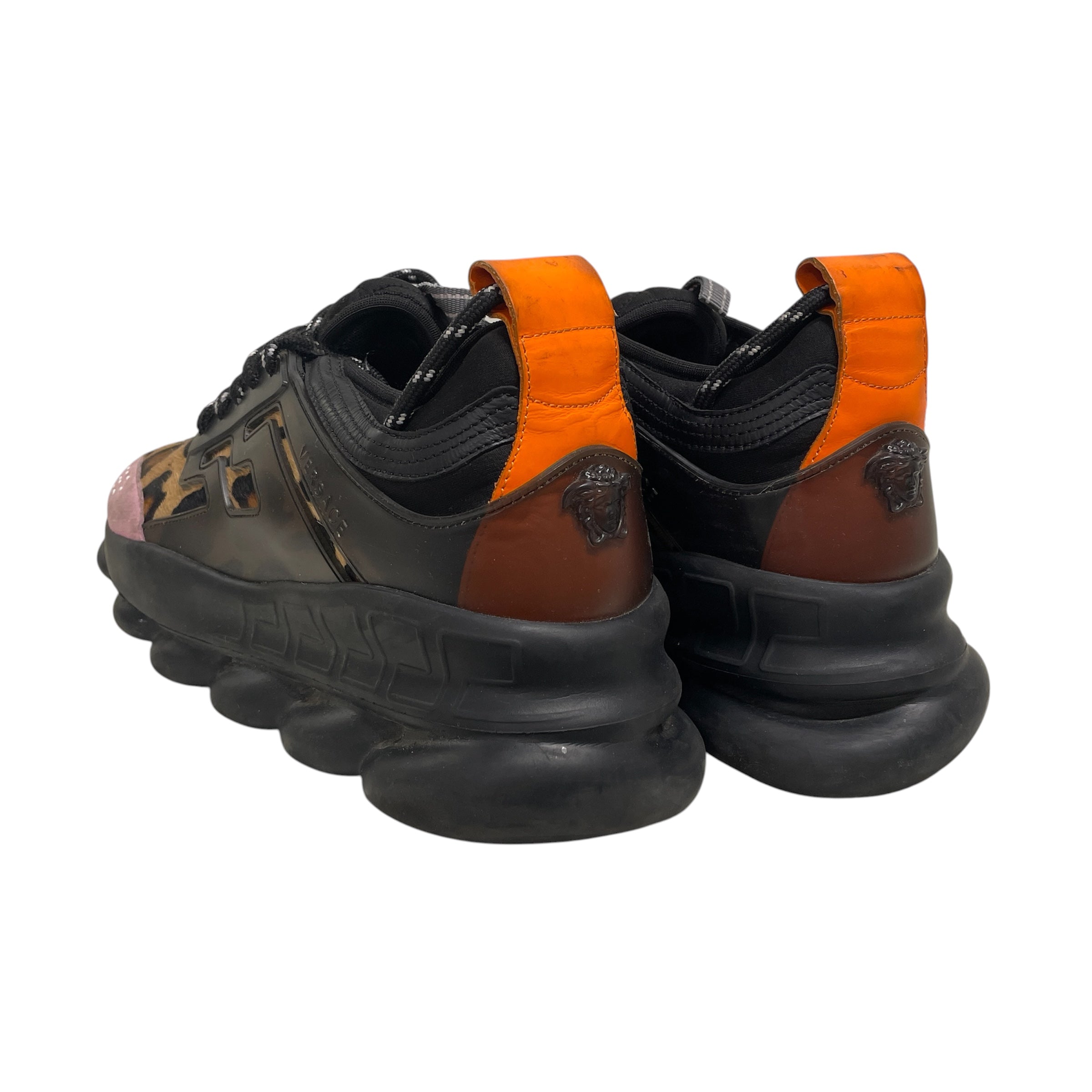 VERSACE/Low-Sneakers/EU 44/Leopard/BLK/ view 2