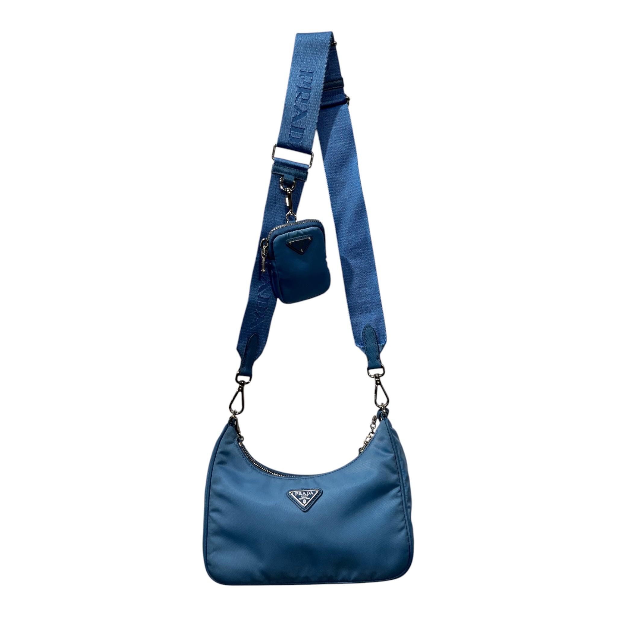 PRADA/Hand Bag/BLU/Tessuto Re Edition 2000 view 1