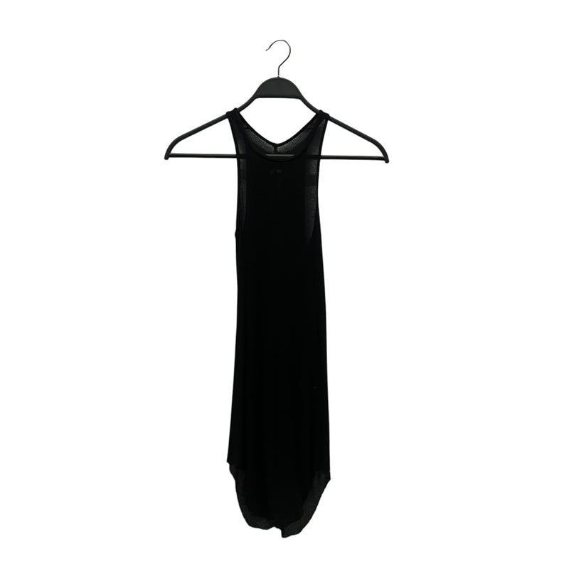 Rick Owens/Tank Top/40/Cotton/BLK/rib tank