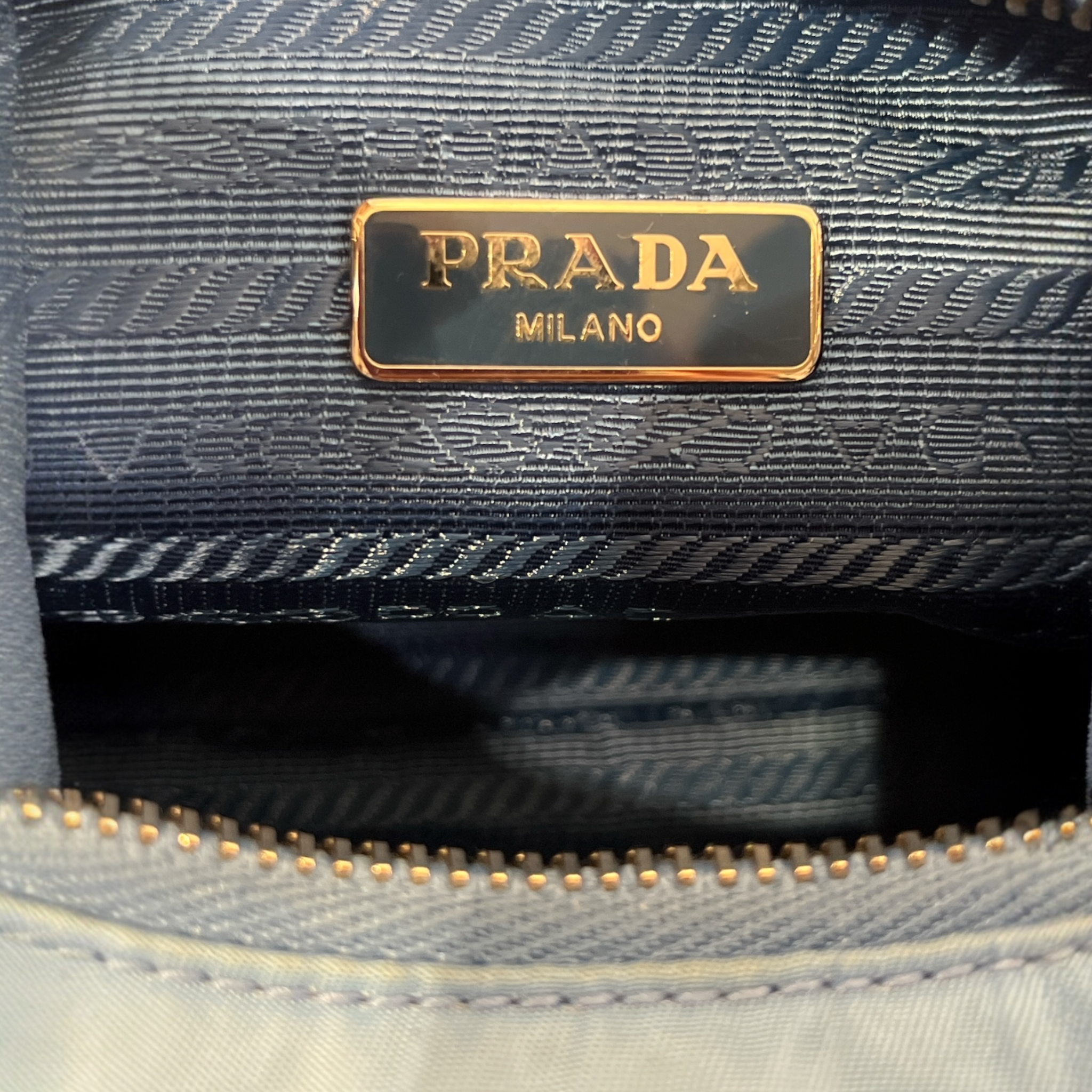 PRADA/Hand Bag/BLU/Tessuto Re Edition 2000 view 6