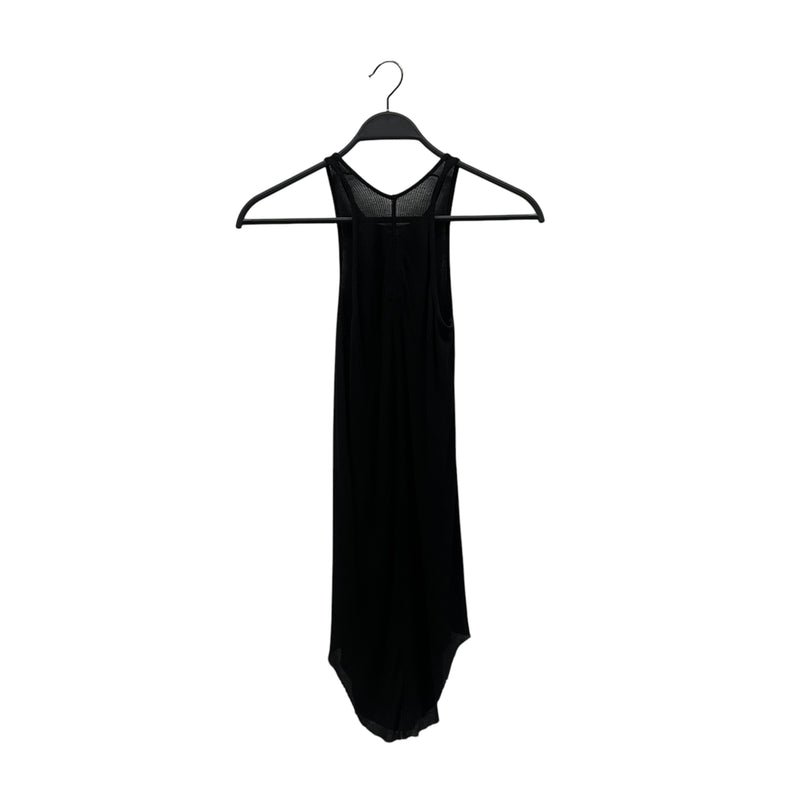 Rick Owens/Tank Top/40/Cotton/BLK/rib tank