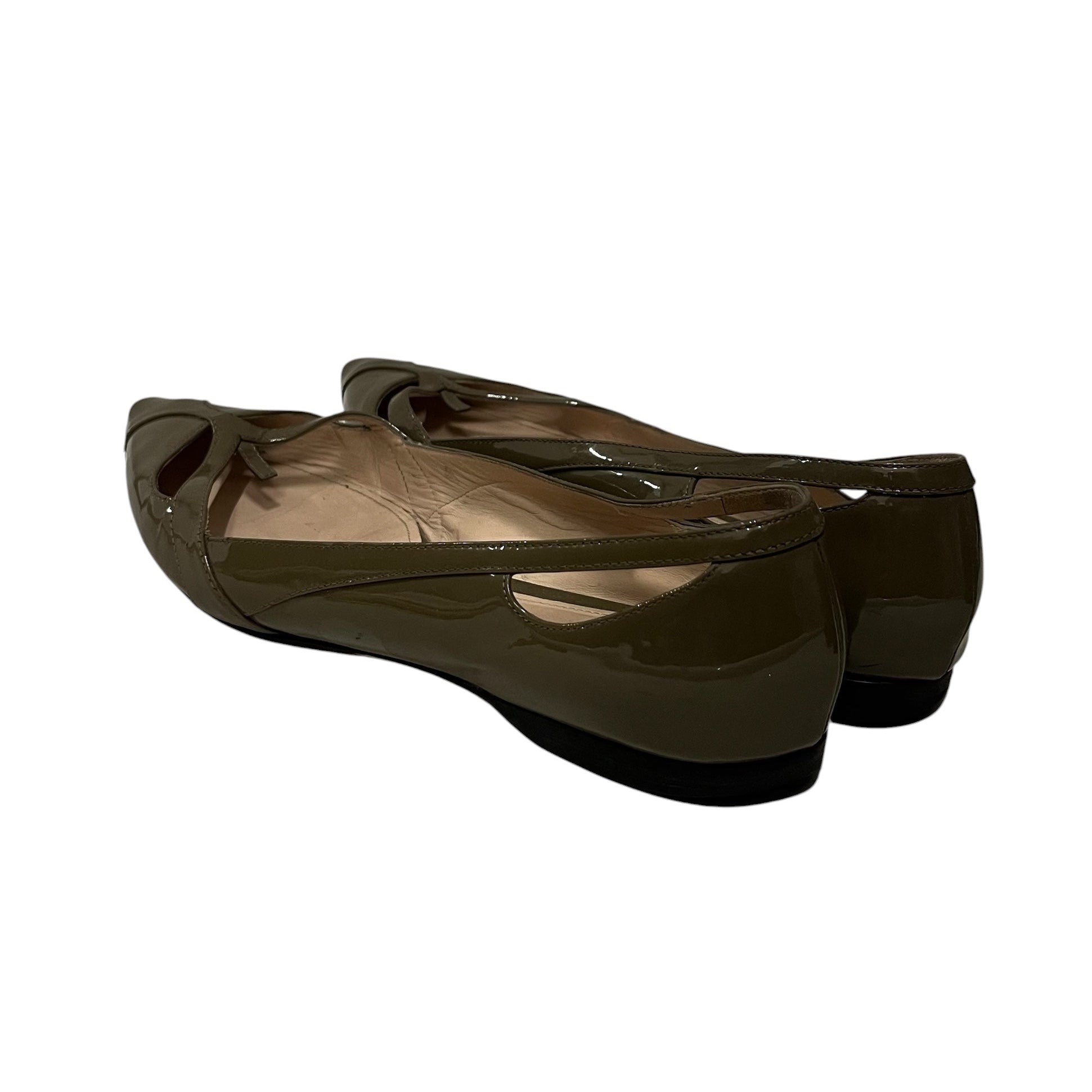 BOTTEGA VENETA/Flat Shoes/EU 38/Leather/GRN/ballet view 2
