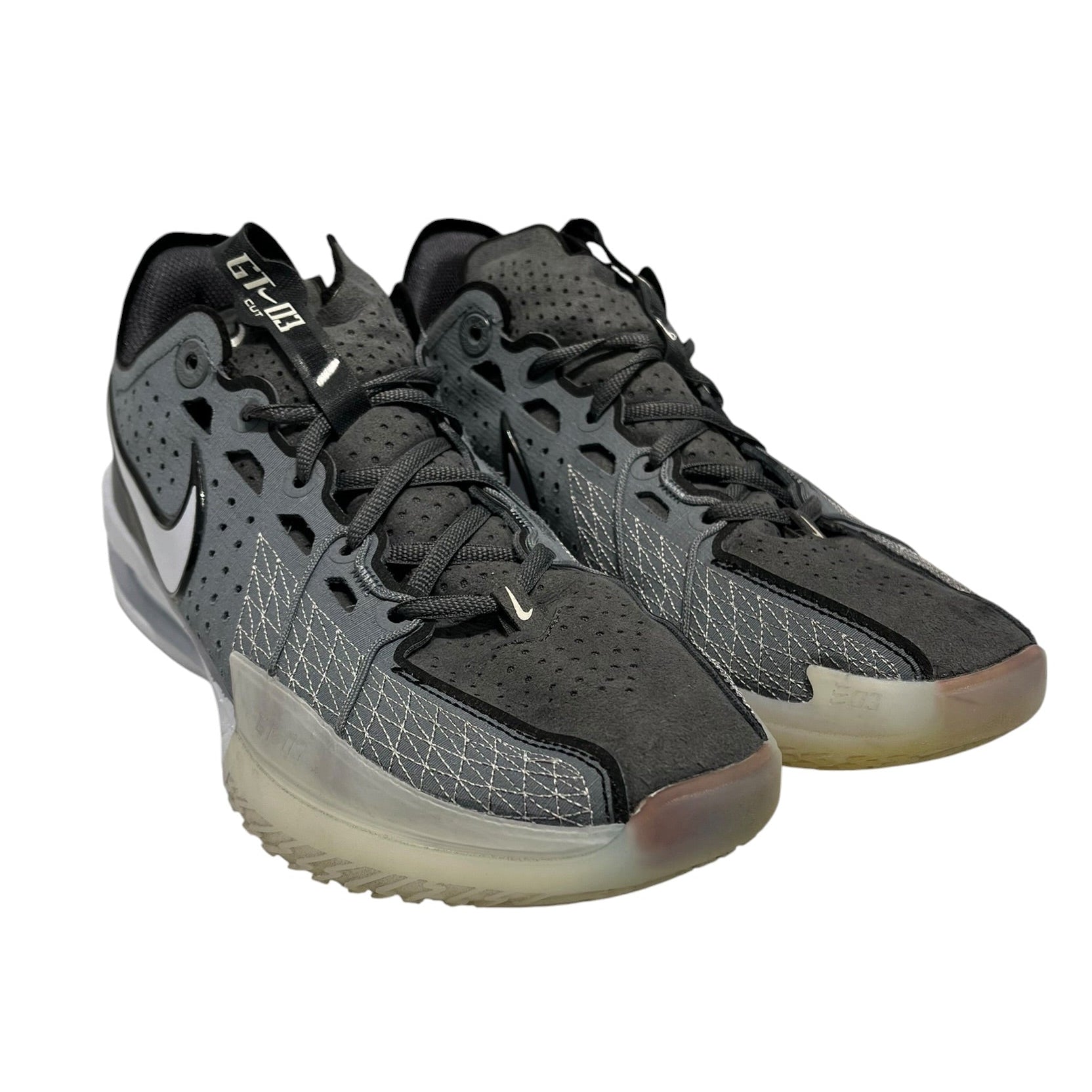 NIKE/Low-Sneakers/US 9/All Over Print/Nylon/GRY/NIKE AIR ZOOM GT CUT HUSTLE view 1