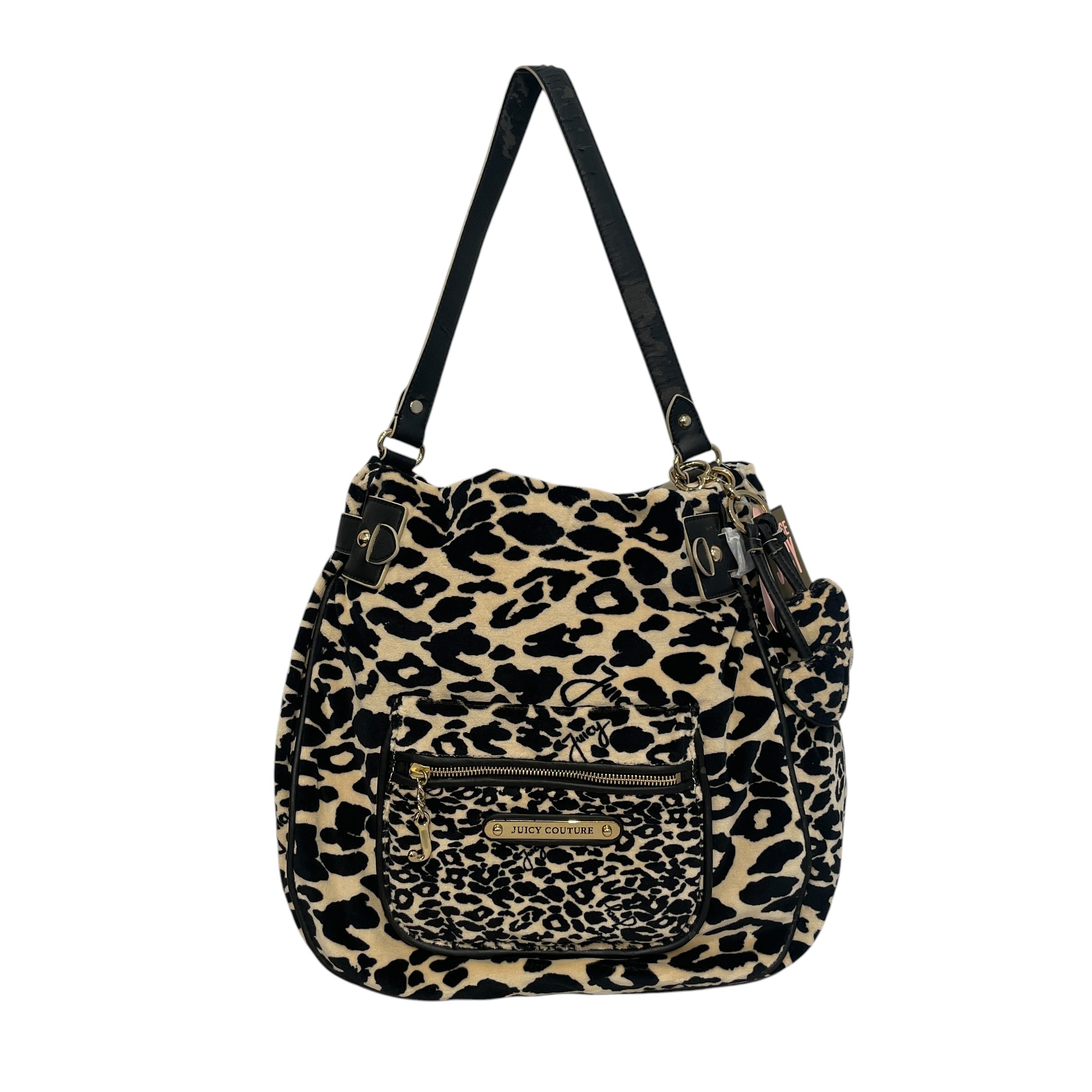 JUICY COUTURE/Hand Bag/Leopard/Cotton/BEG/2010 Leopard view 1