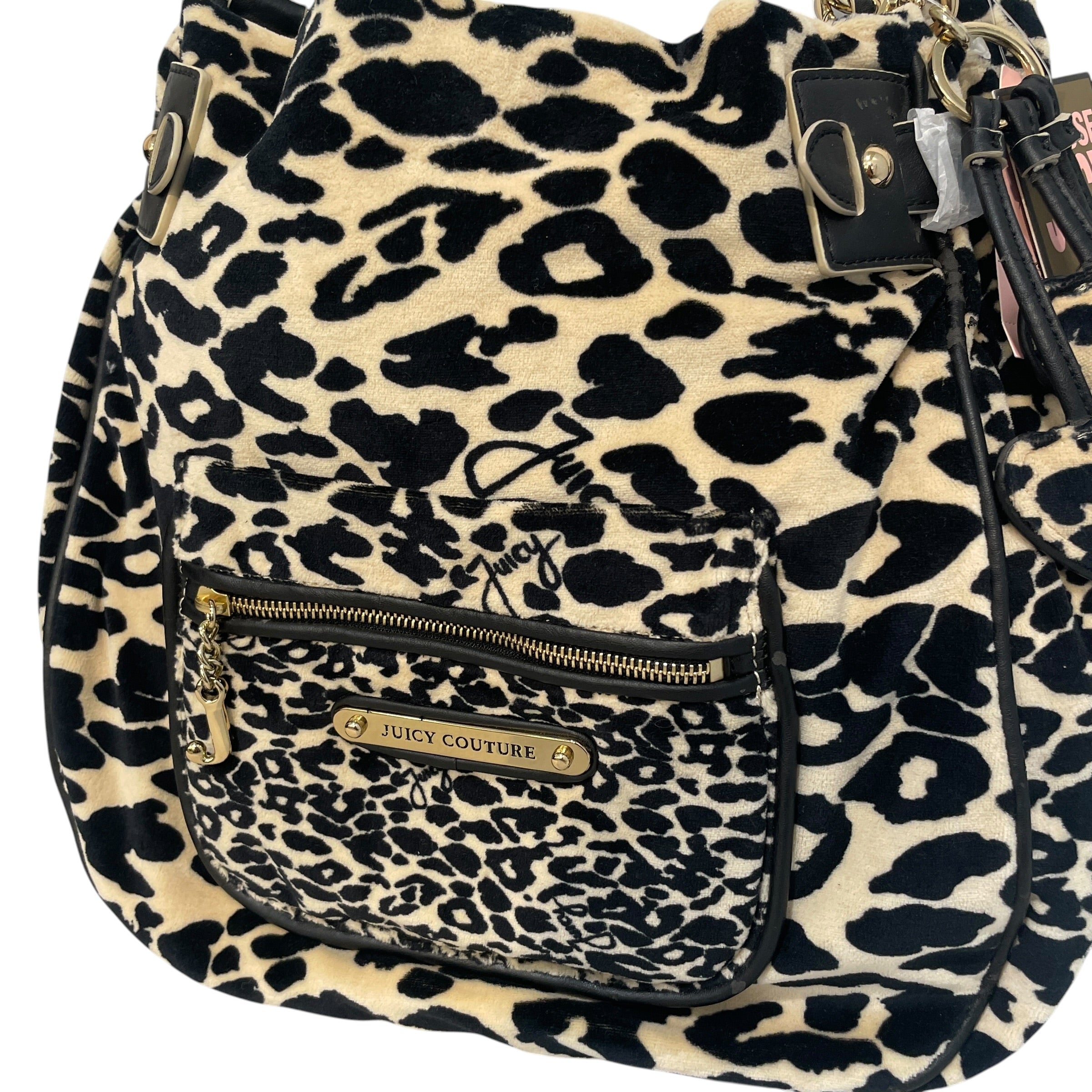 JUICY COUTURE/Hand Bag/Leopard/Cotton/BEG/2010 Leopard view 3