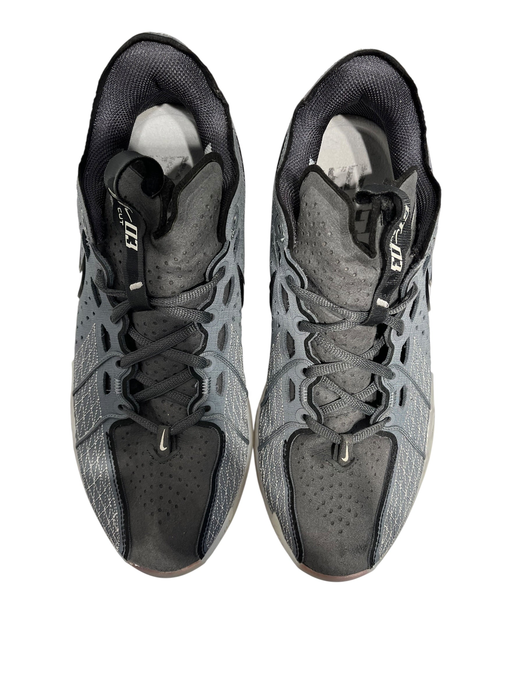 NIKE/Low-Sneakers/US 9/All Over Print/Nylon/GRY/NIKE AIR ZOOM GT CUT HUSTLE view 4