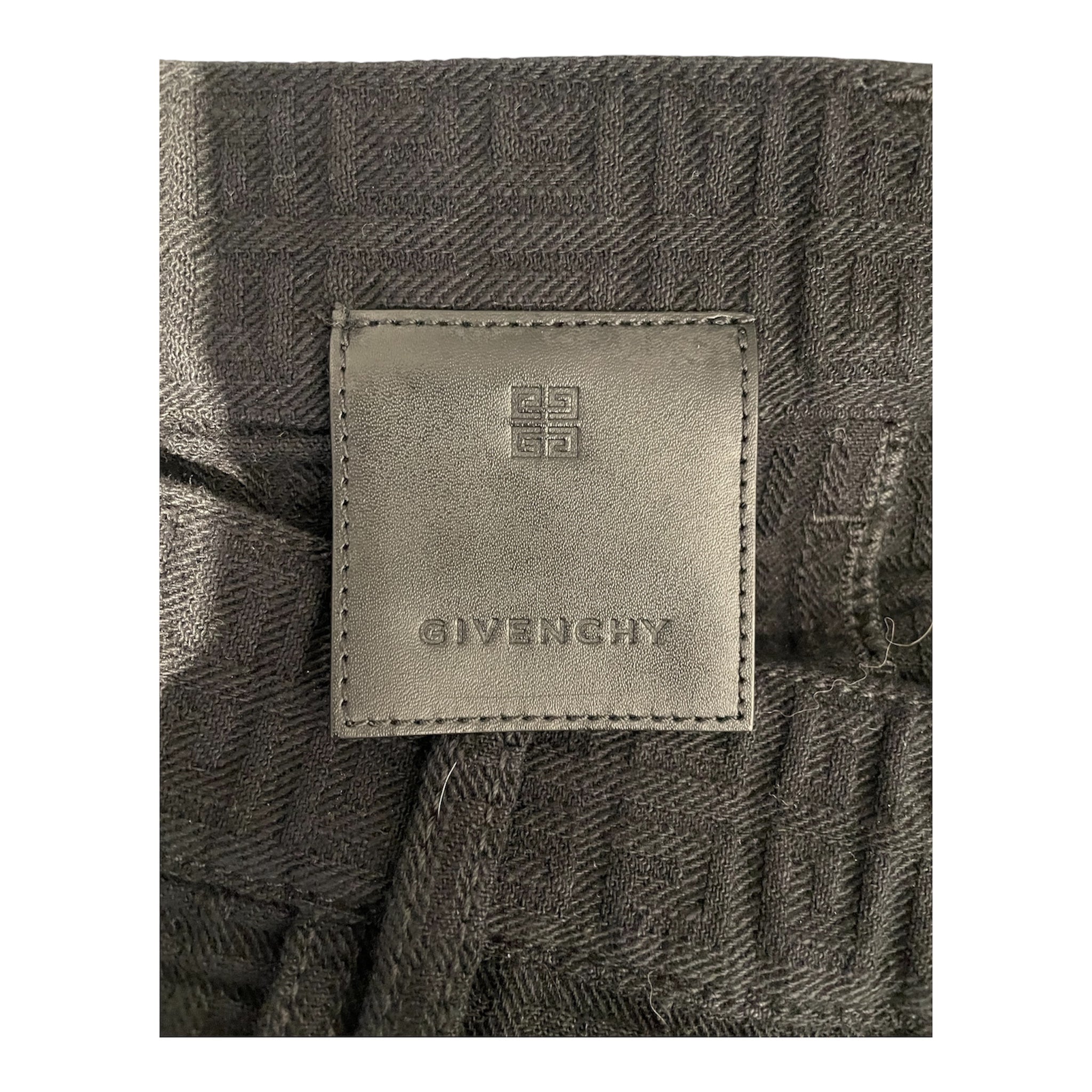 GIVENCHY/Skirt/36/Monogram/Cotton/BLK/Mini Length/EMBOSSED MONOGRAM SKIRT view 3