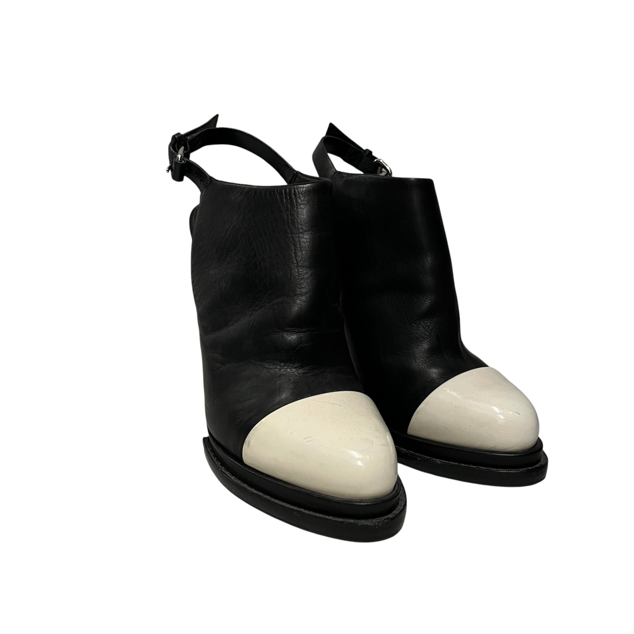 Alexander Wang/Heels/EU 36/Leather/WHT/white toe heel view 2