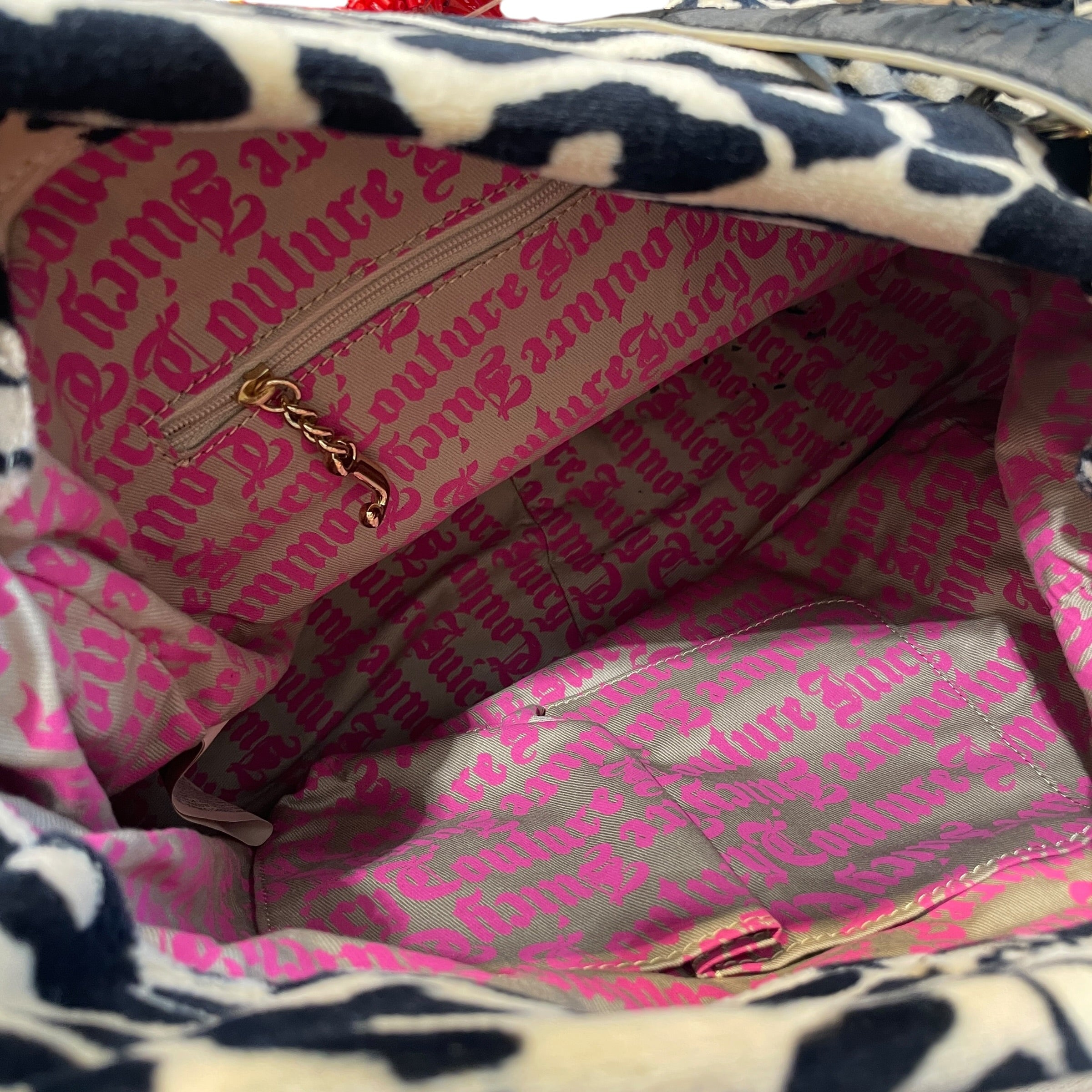 JUICY COUTURE/Hand Bag/Leopard/Cotton/BEG/2010 Leopard view 5