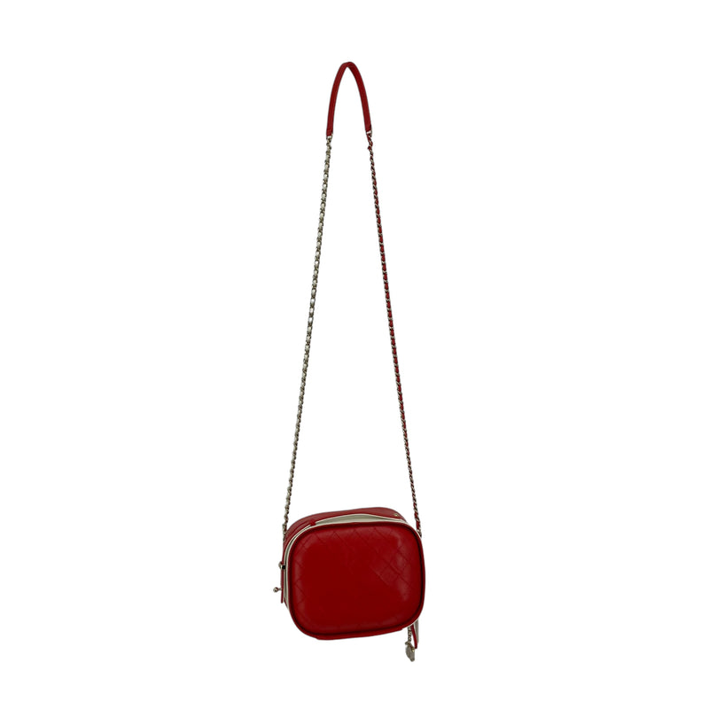 CHANEL/Cross Body Bag/RED/VANITY CASE BC2TXVK