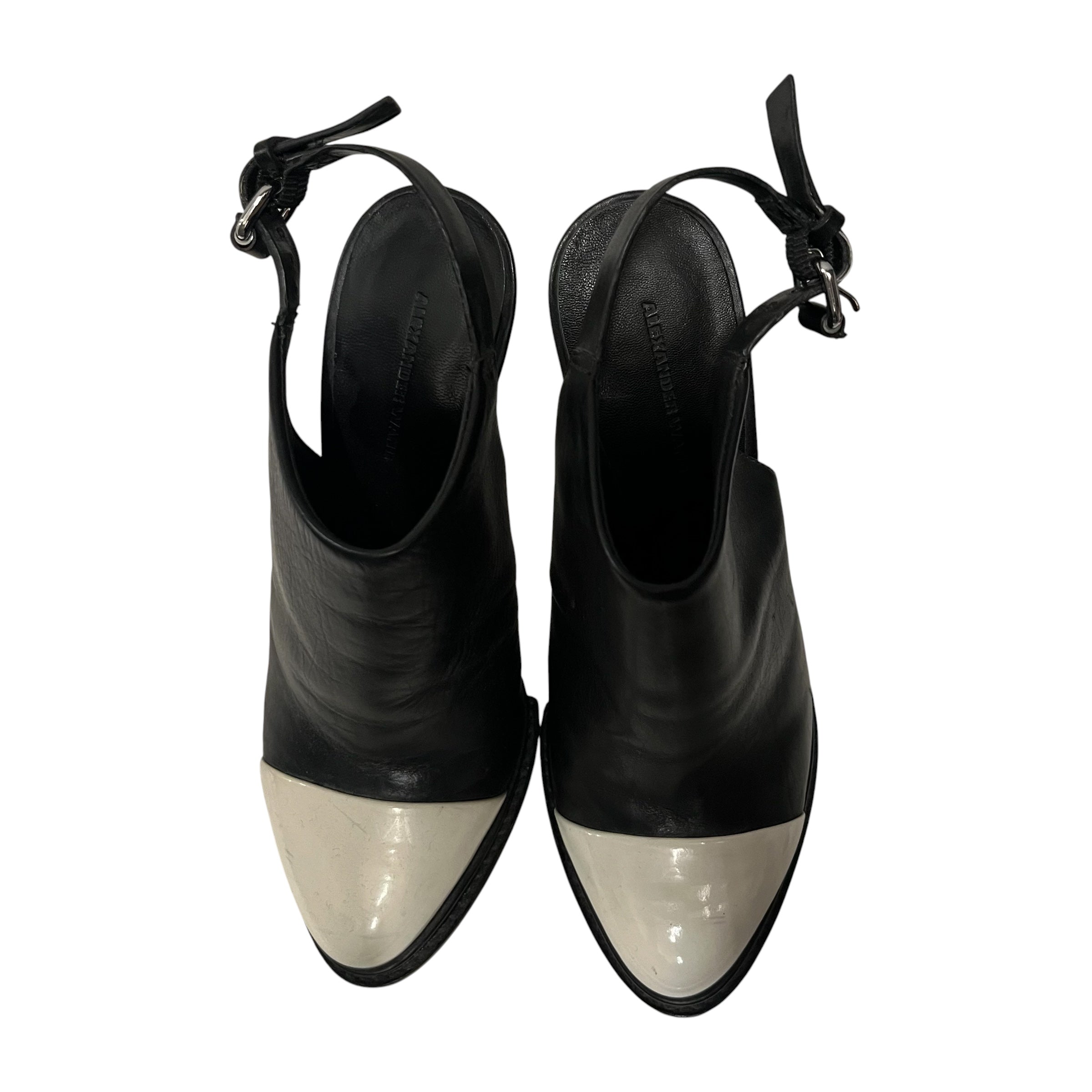 Alexander Wang/Heels/EU 36/Leather/WHT/white toe heel view 1