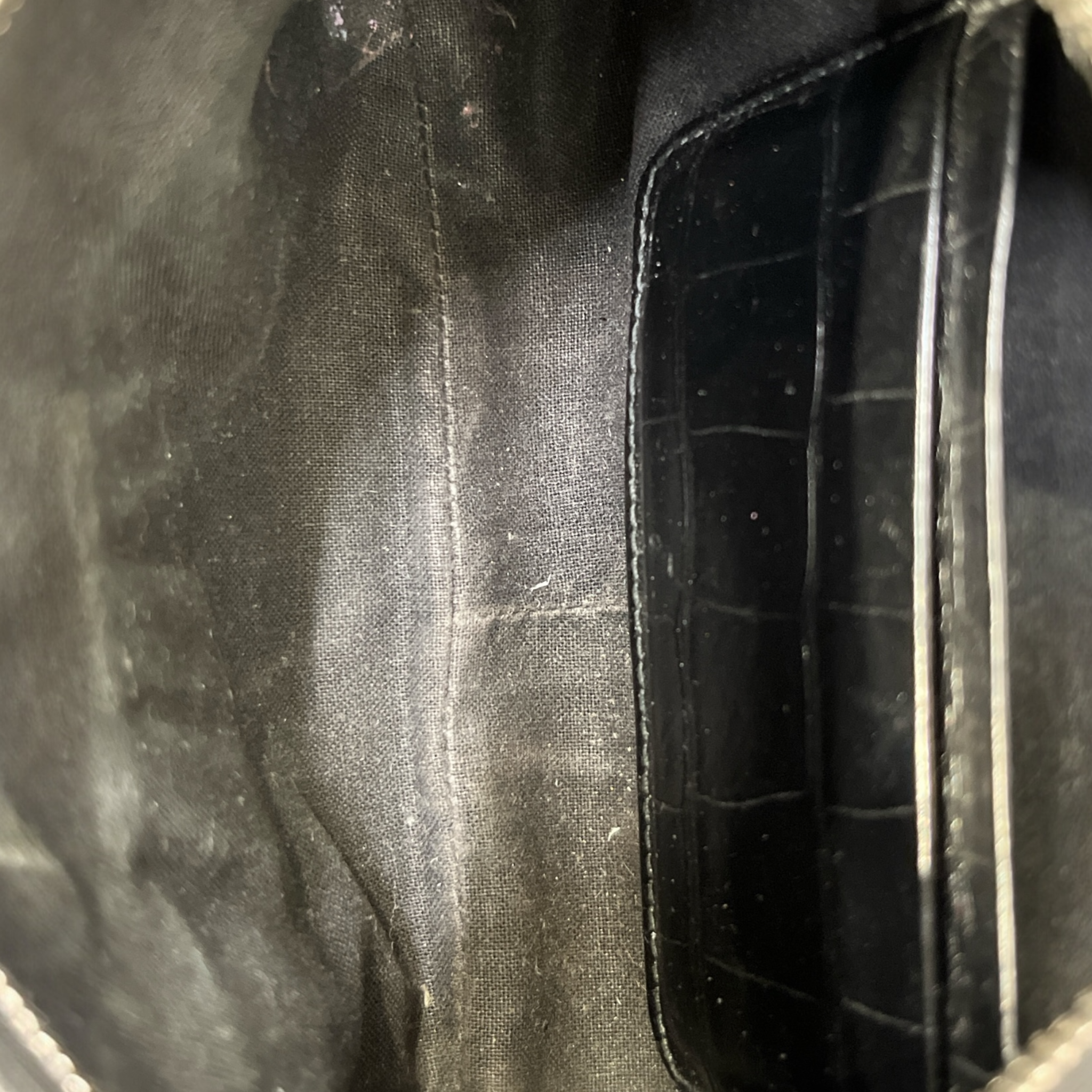 BALENCIAGA/Bag/Leather/BLK/Le cagole crocodile city bag view 4