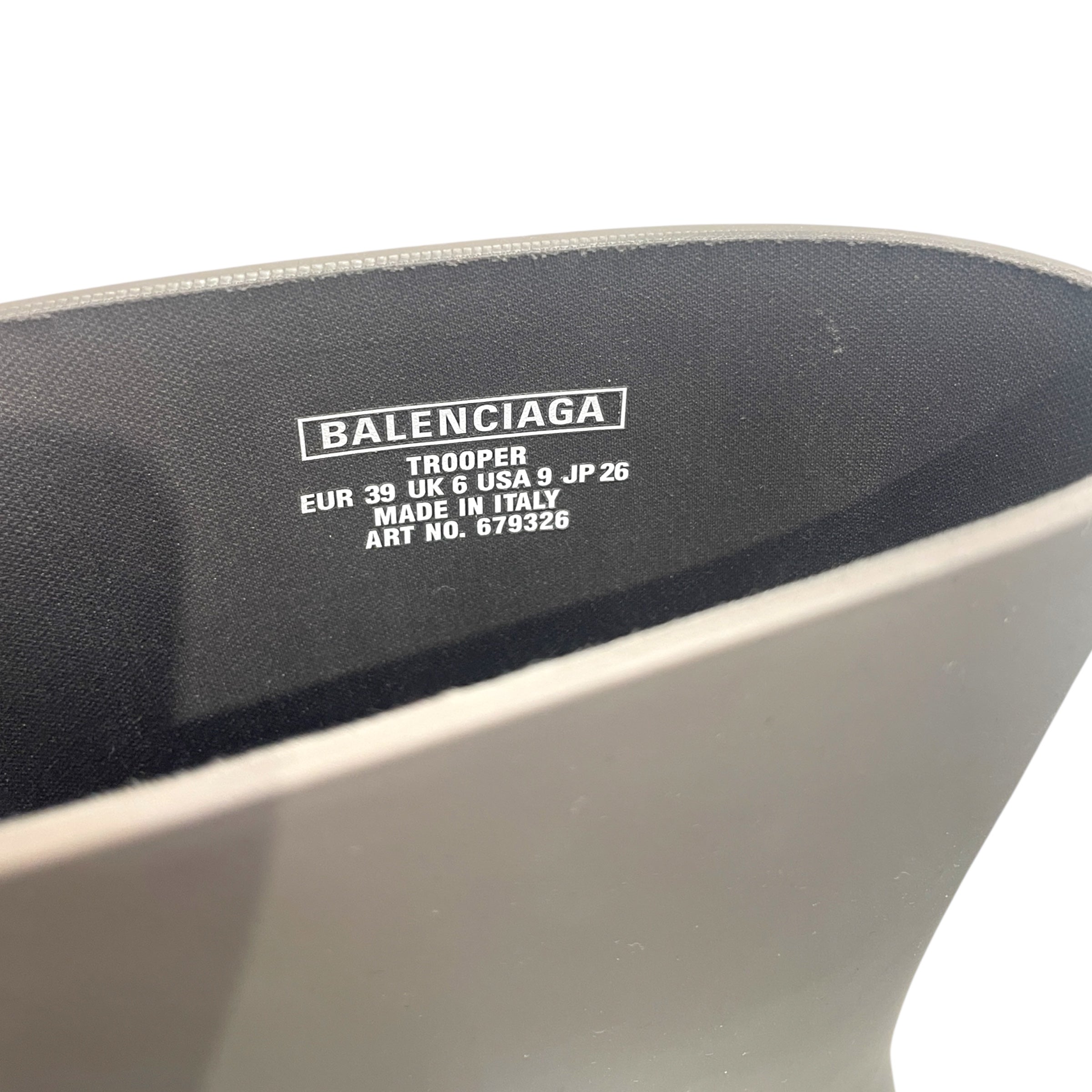 BALENCIAGA/Shoes/US 9/GRY/Rubber Rain Trooper Boots view 5
