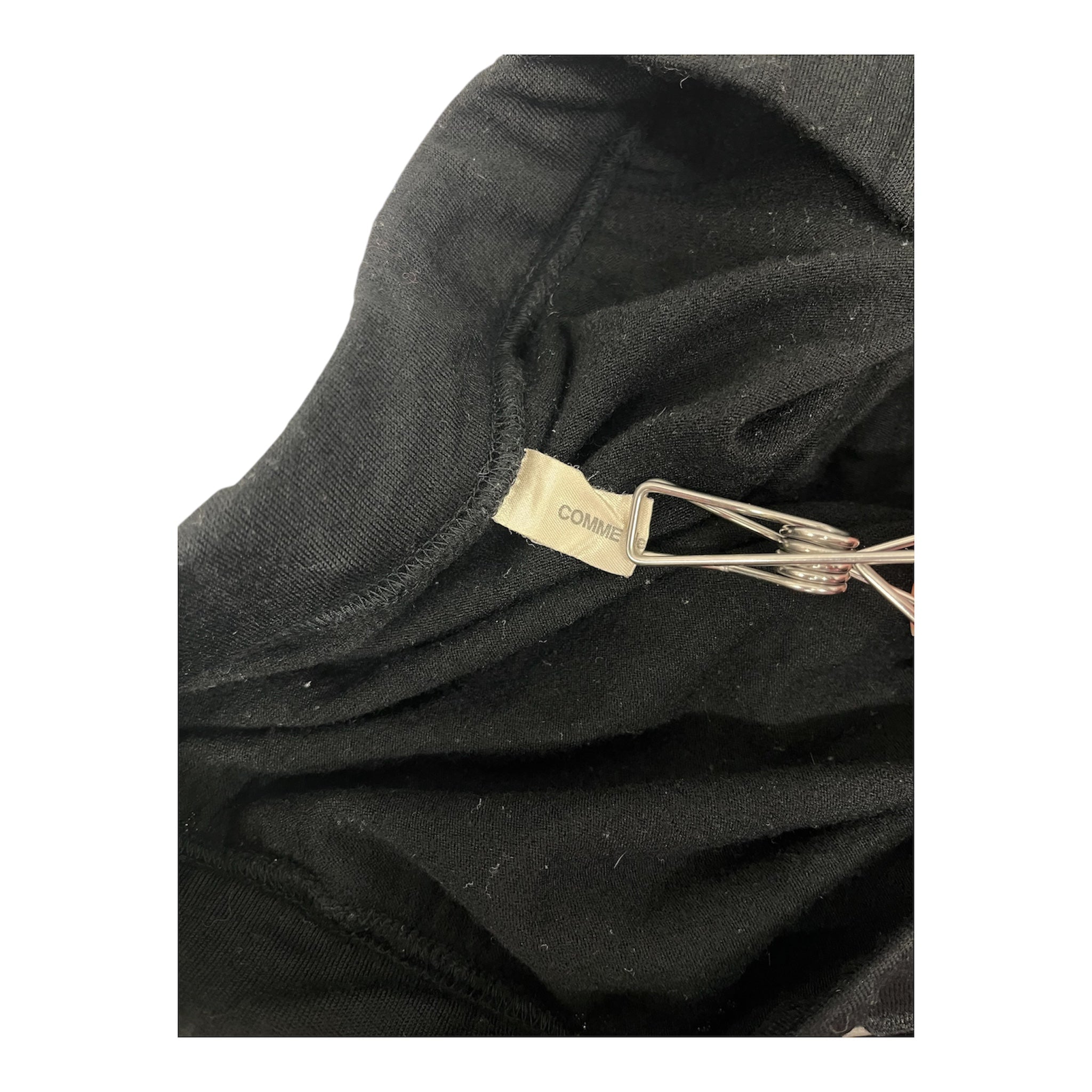 COMME des GARCONS/Shorts/Cotton/BLK/WIDE LEG 3/4 ASYMTRCL GG-T07 view 3