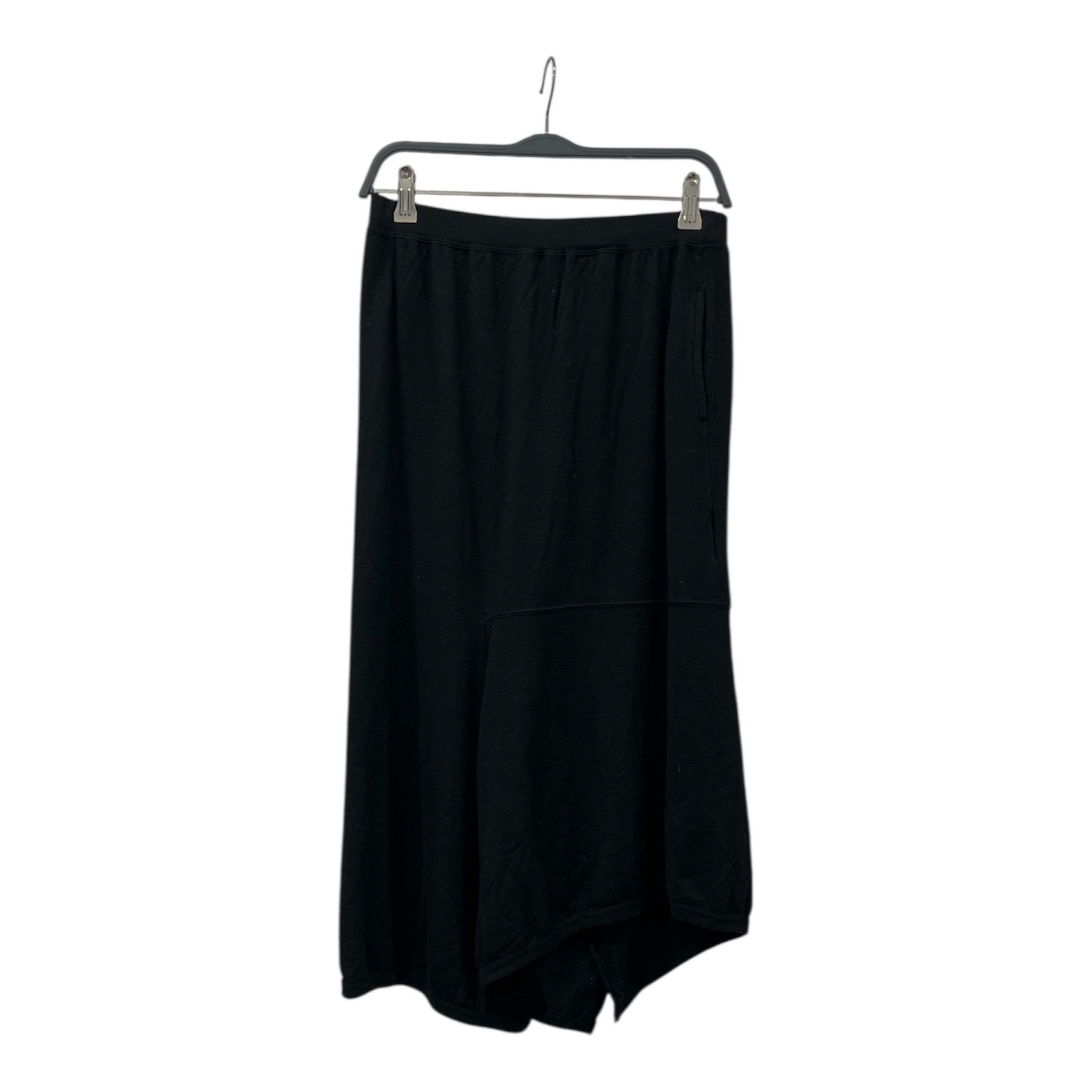 COMME des GARCONS/Shorts/Cotton/BLK/WIDE LEG 3/4 ASYMTRCL GG-T07 view 2