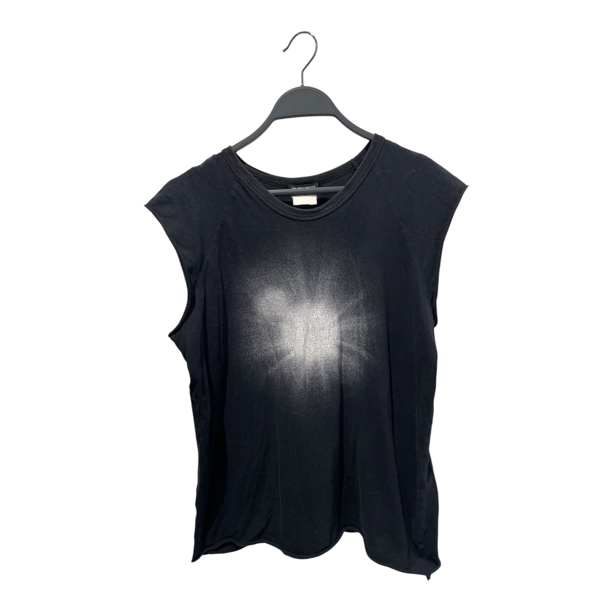 ANN DEMEULEMEESTER/Tank Top/38/Cotton/BLK/sleeveless view 1