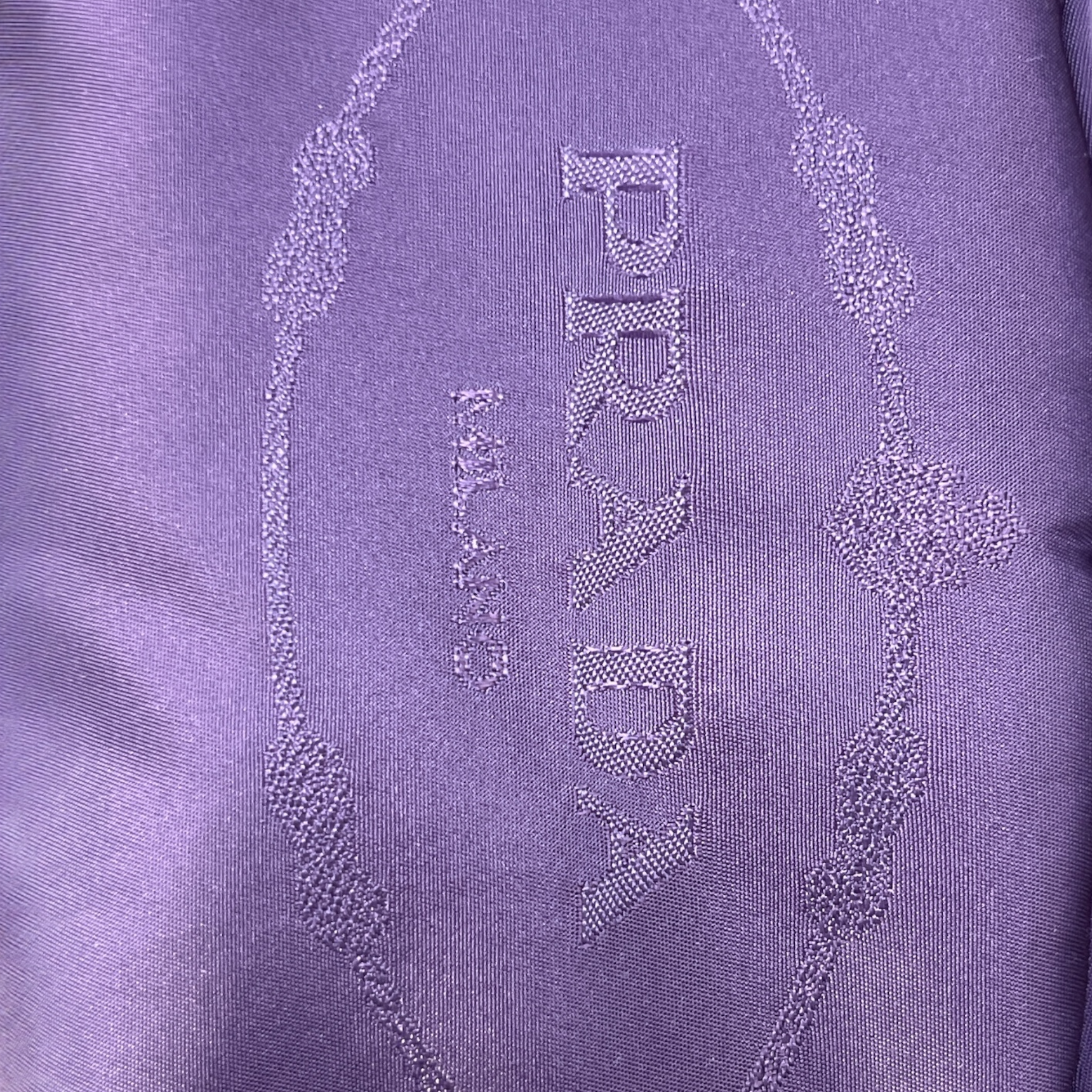 PRADA/Pouch/Nylon/PPL/PURPLE POUCH GOLD HARDWARE view 6
