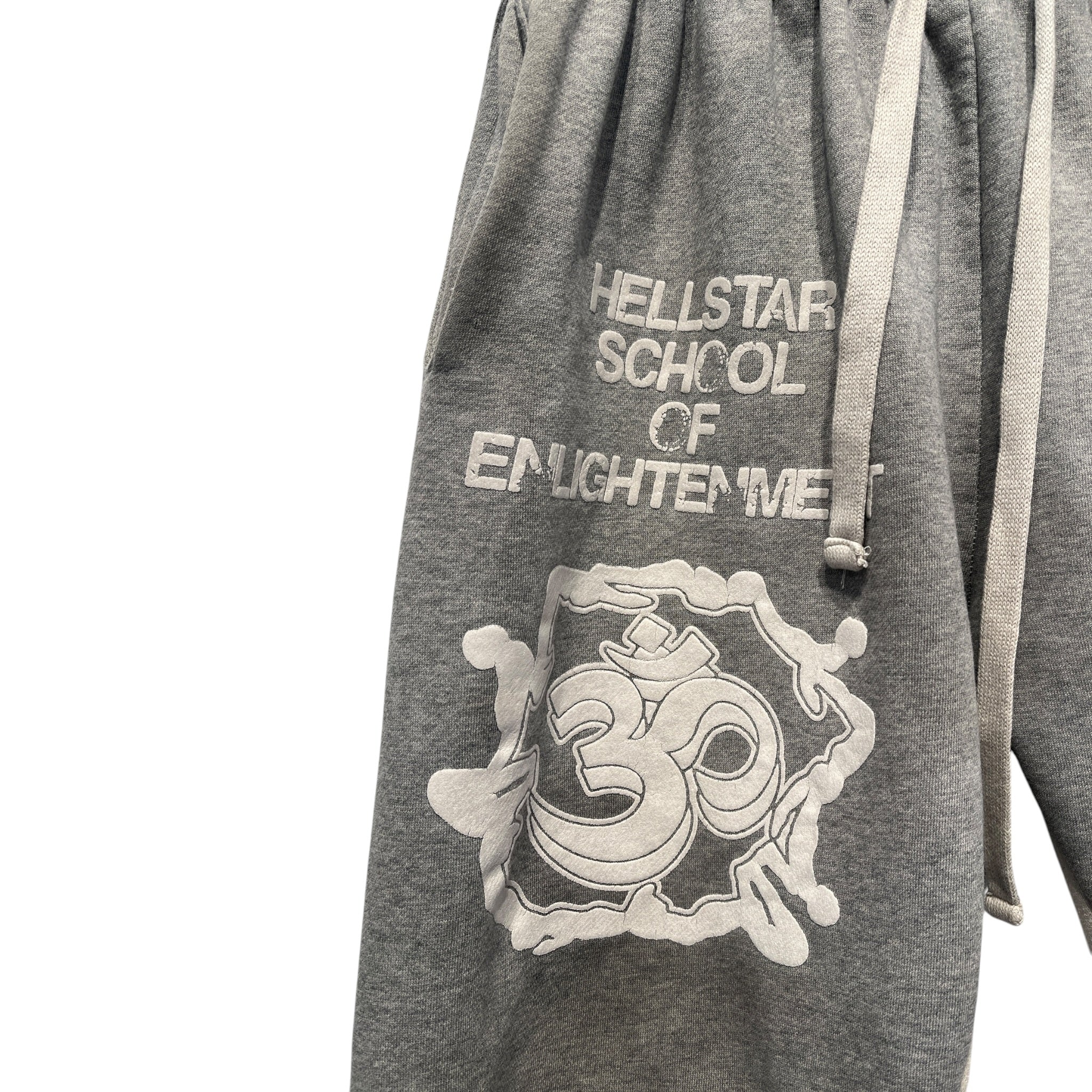 HELLSTAR/Bootcut Pants/M/Cotton/GRY/Graphic/school of enlightenment sweatp view 4
