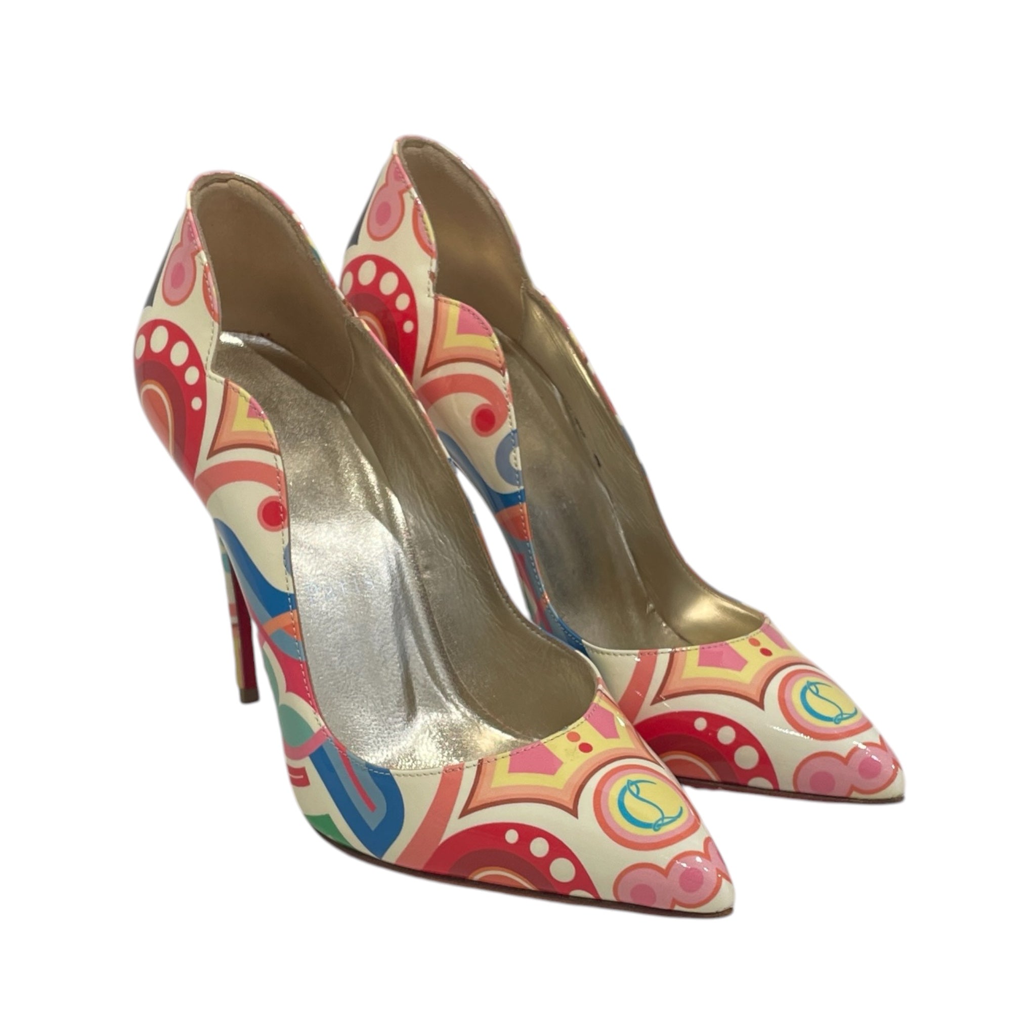 Christian Louboutin/Heels/EU 36/All Over Print/Leather/MLT/HOT CHICK view 1
