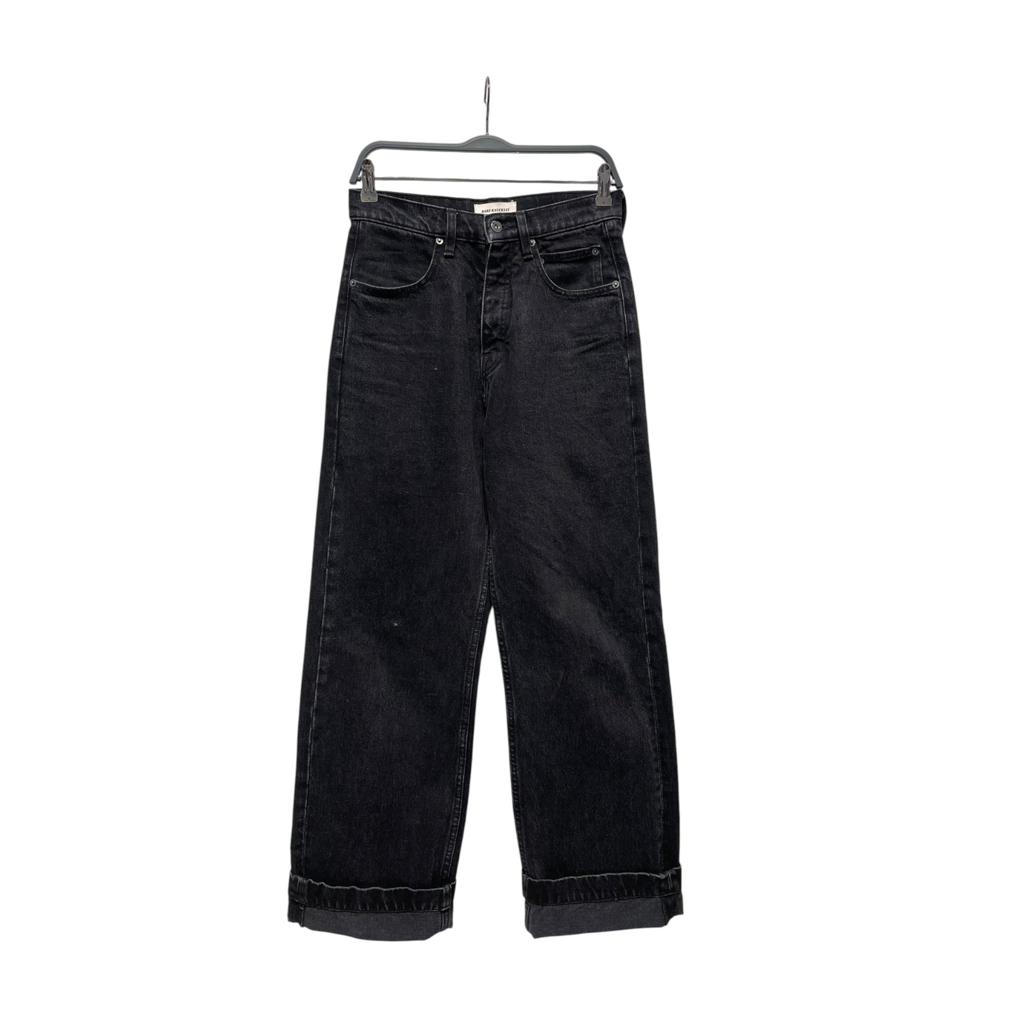 BARE KNUCKLES/Pants/28/Denim/BLK/Button Fly/ view 1