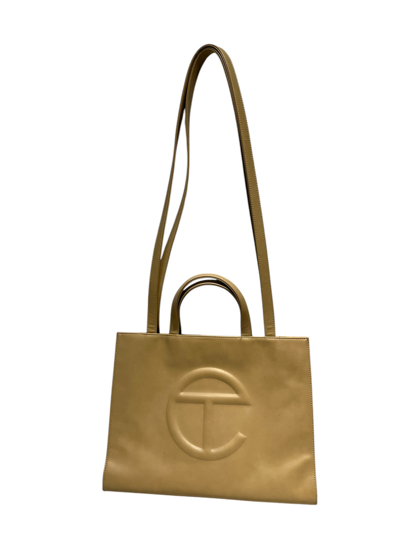 Telfar/Tote Bag/M/Faux Leather/KHK/Shopping bag